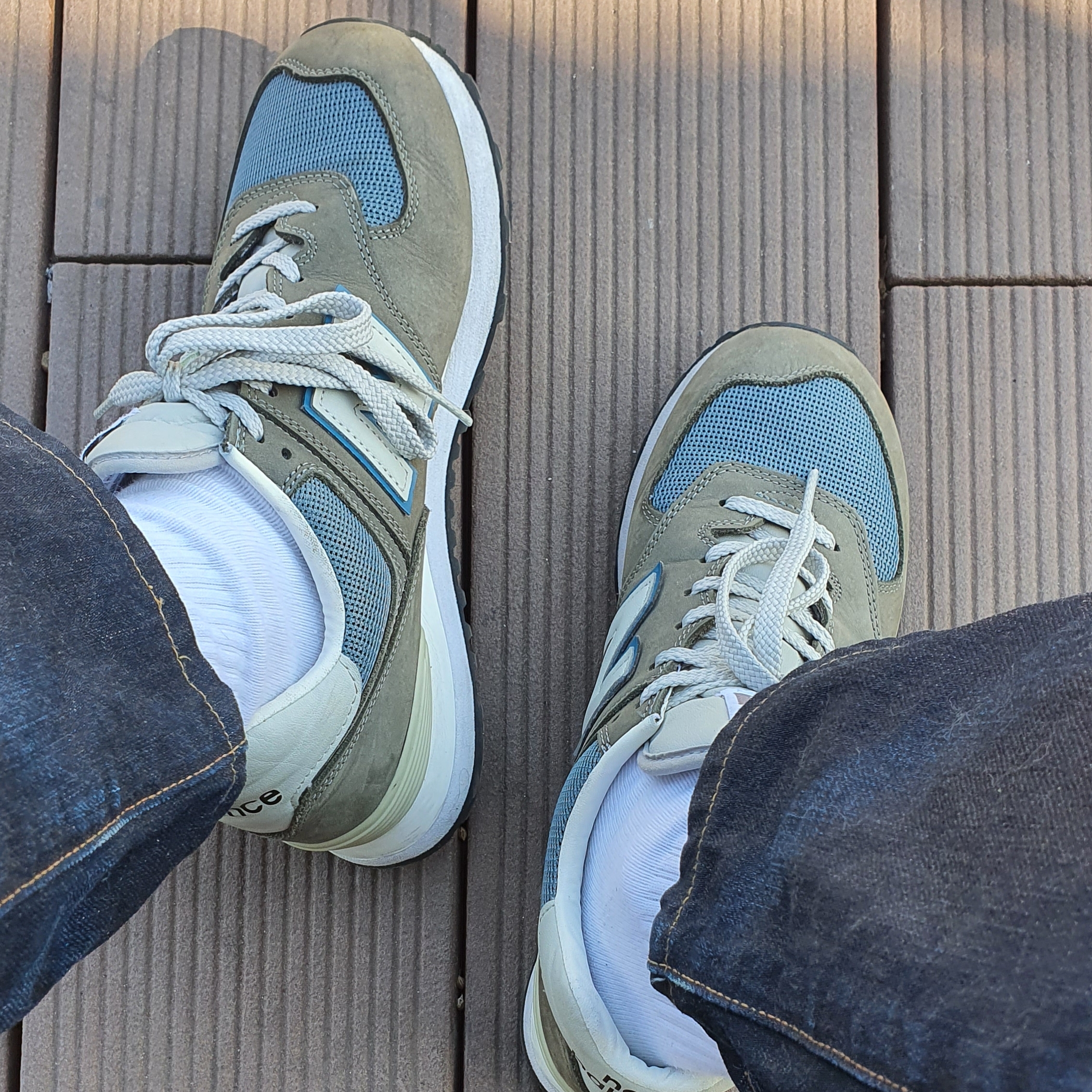 New Balance 574 Grey Day (1300JP) 착용 스타일 - 1