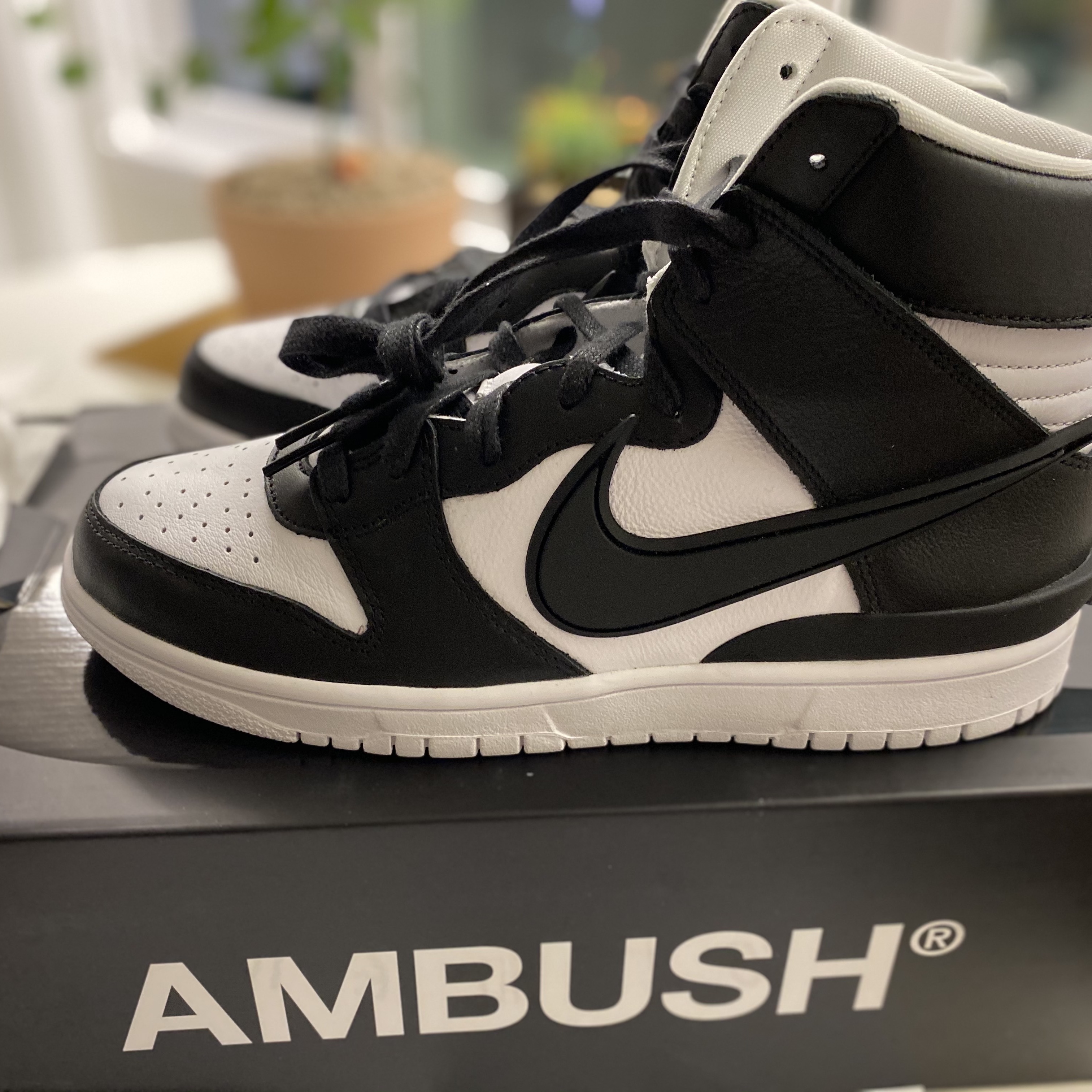 Nike x Ambush Dunk High Black 착용 스타일 - 1