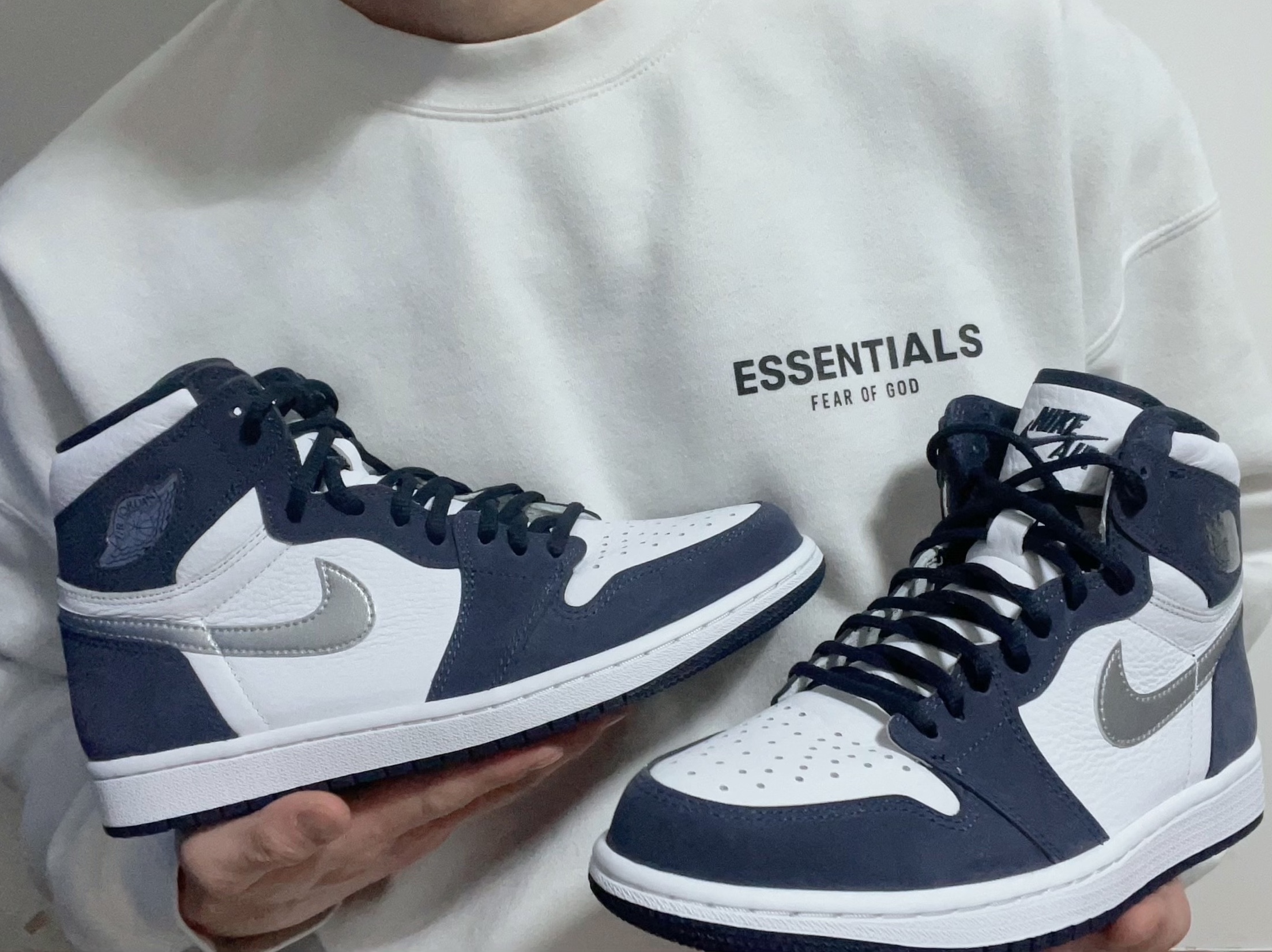 Jordan 1 Retro High OG CO.JP Midnight Navy 착용 스타일