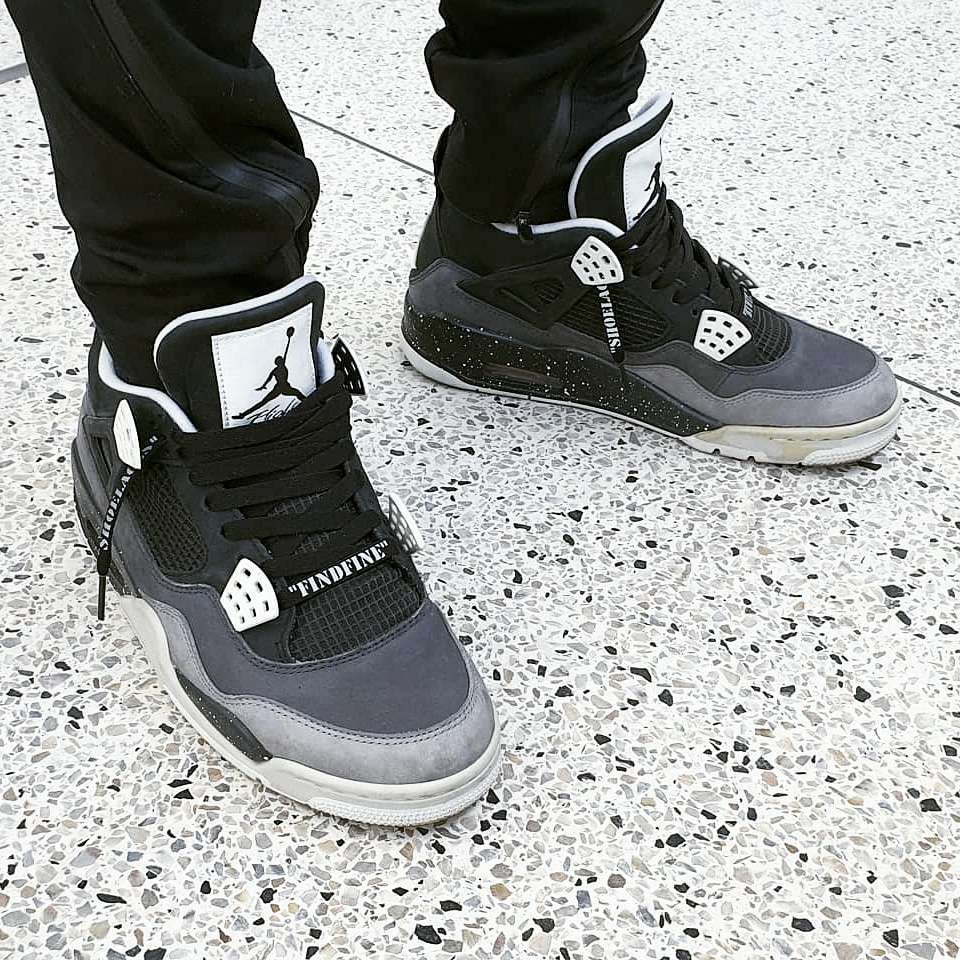 Jordan 4 Retro Fear Pack 착용 스타일 - 2