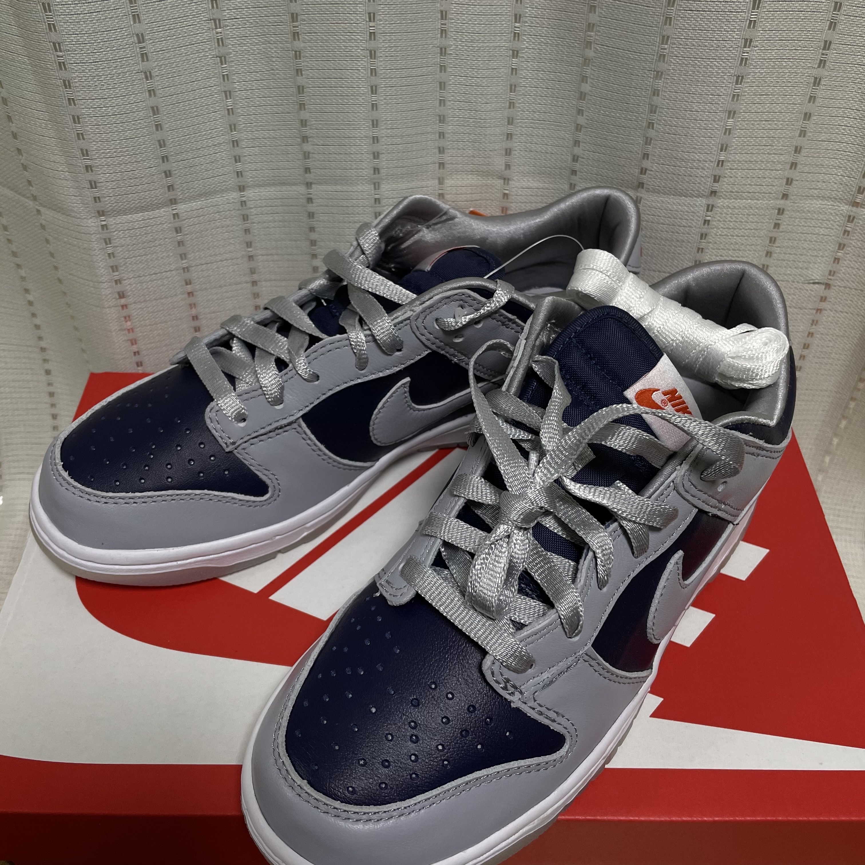 (W) Nike Dunk Low SP College Navy 착용 스타일