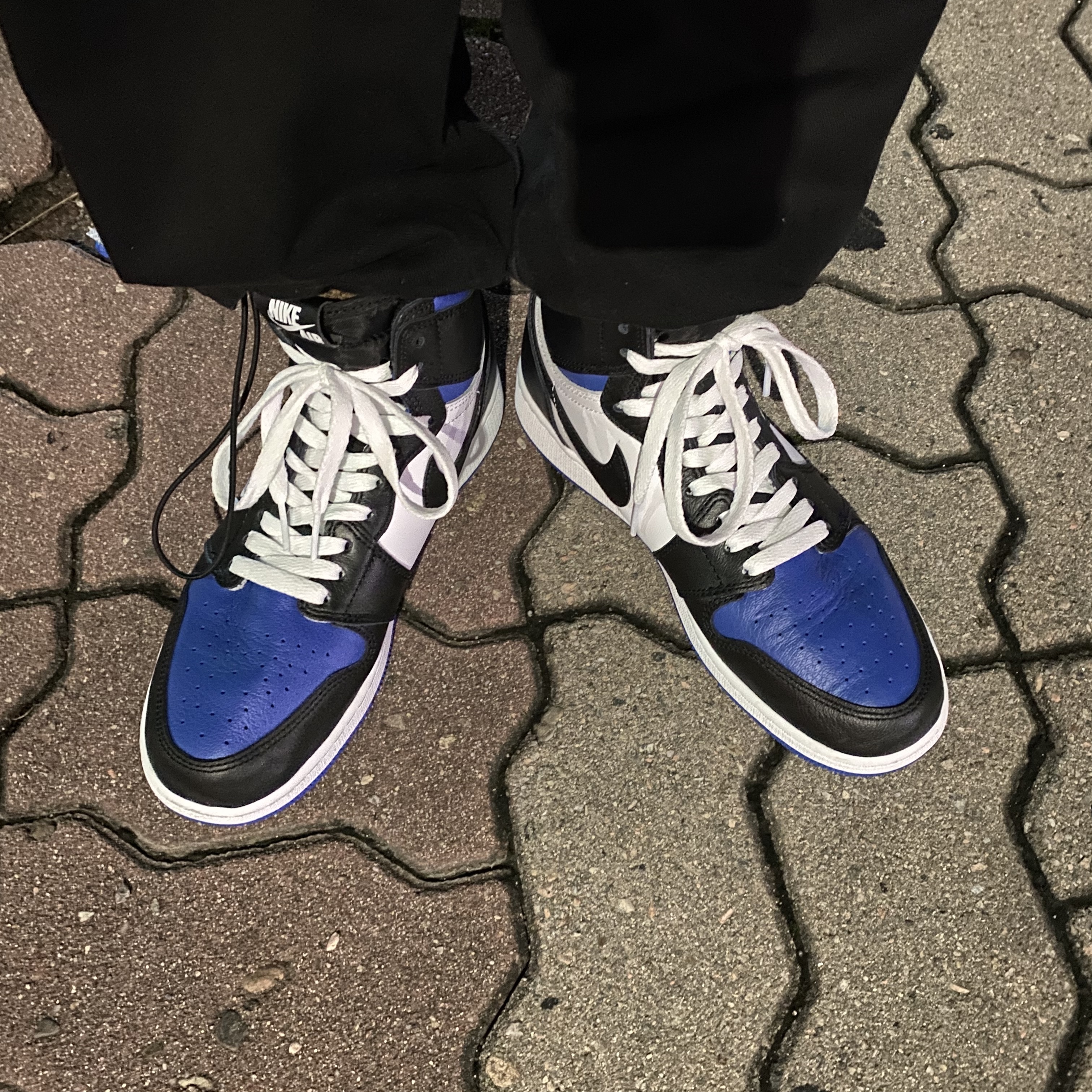 Jordan 1 Retro High OG Royal Toe 착용 스타일