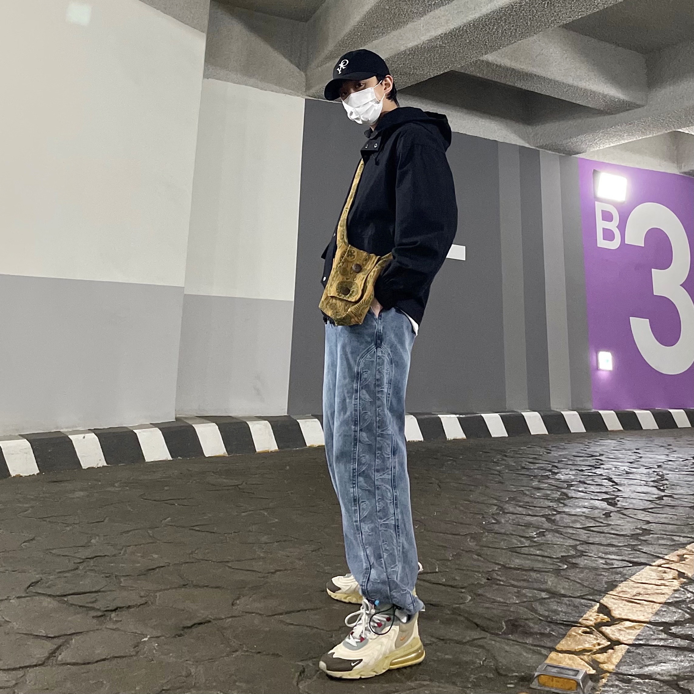 Nike x Travis Scott Air Max 270 React Cactus Trails 착용 스타일