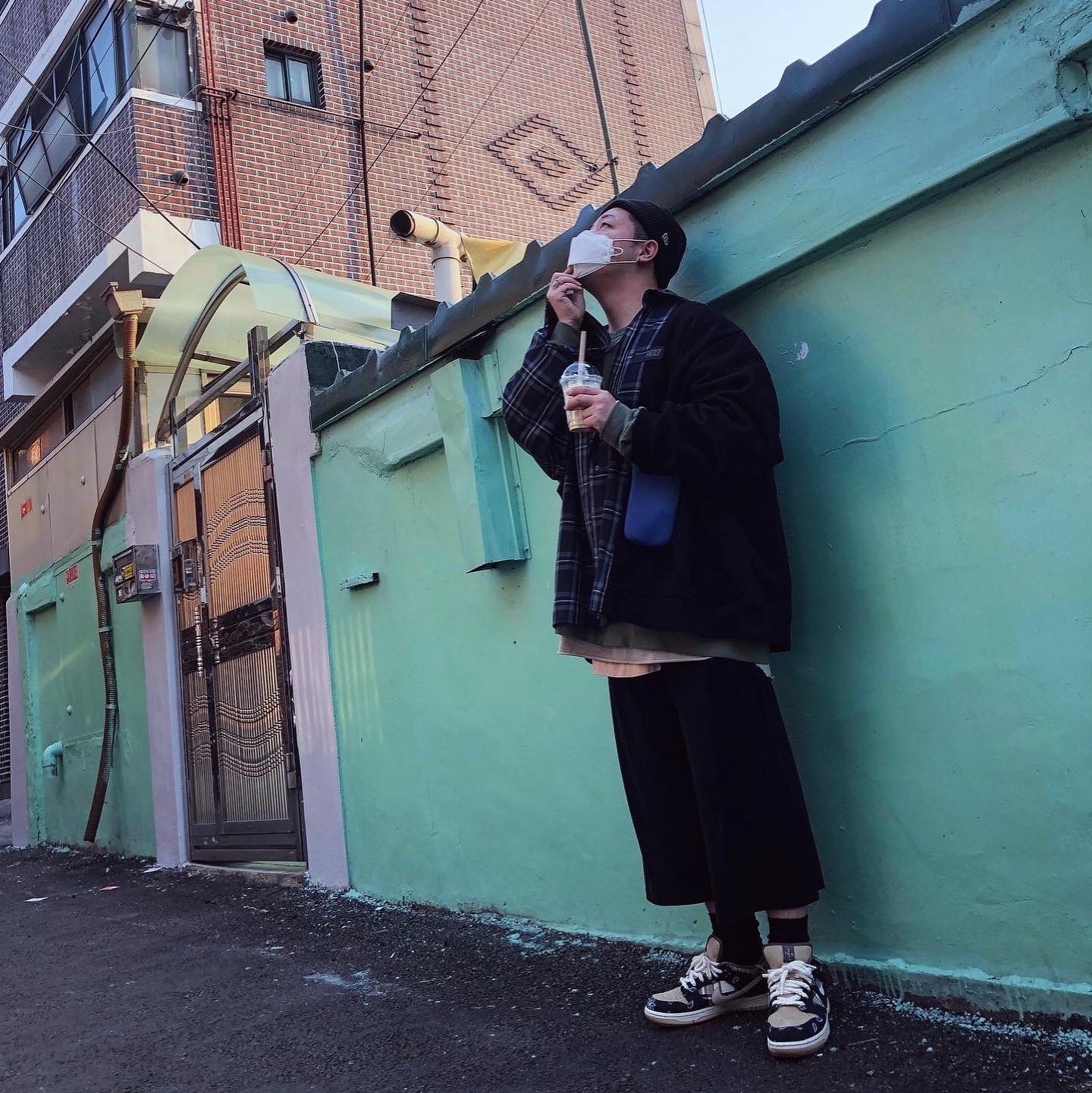 Nike x Travis Scott SB Dunk Low 착용 스타일