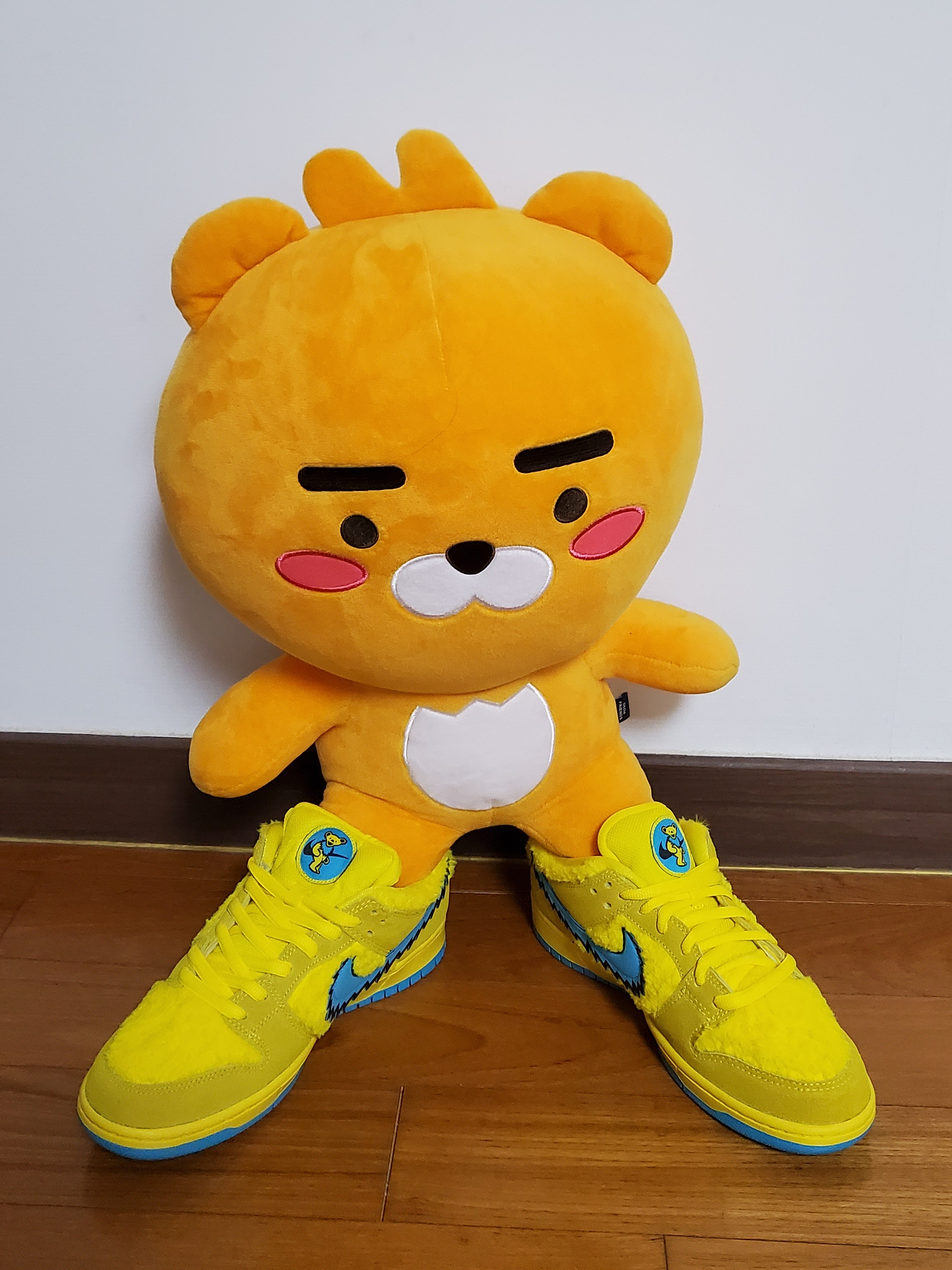 Nike x Grateful Dead SB Dunk Low Yellow Bear 착용 스타일