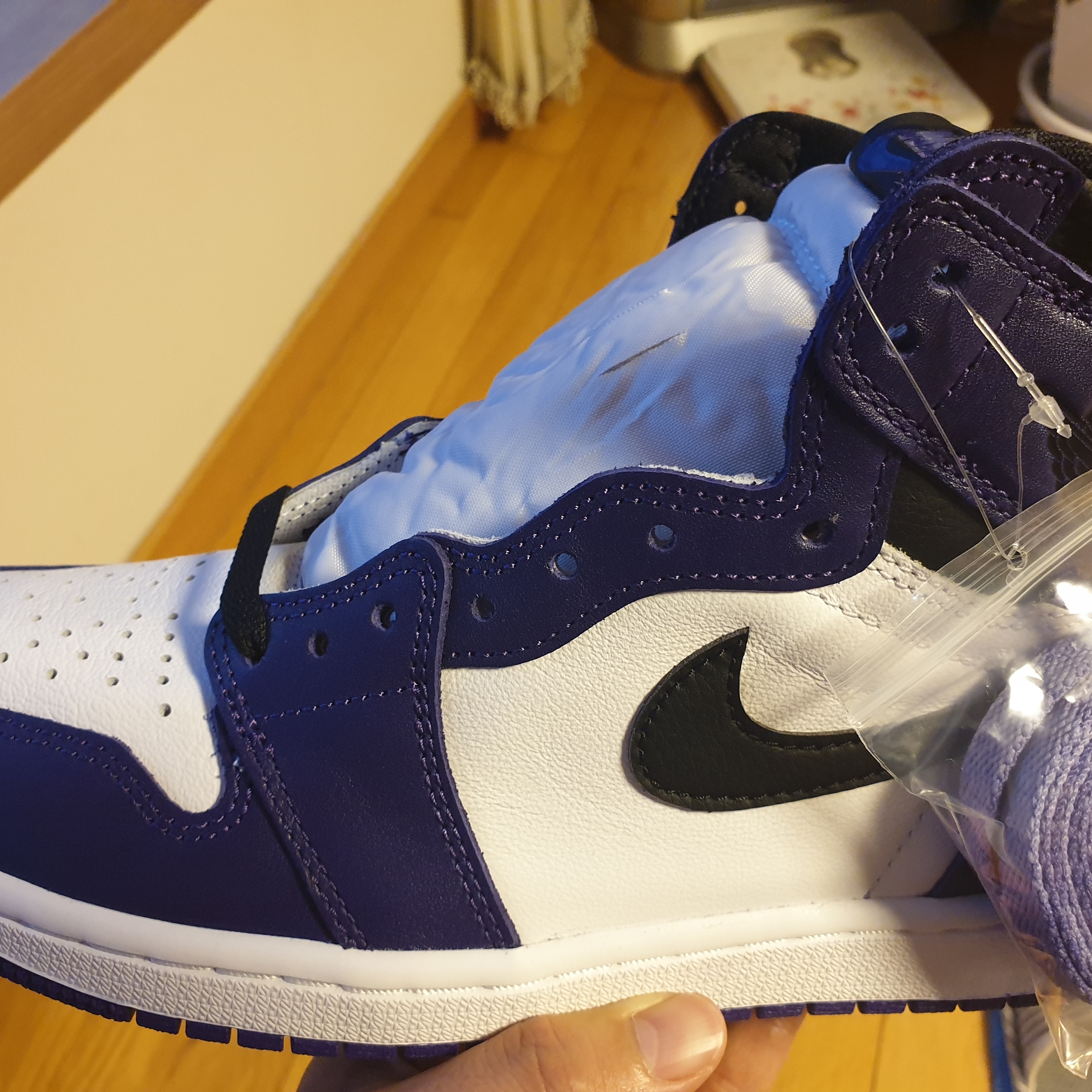 Jordan 1 Retro High OG Court Purple 2020 착용 스타일 - 1