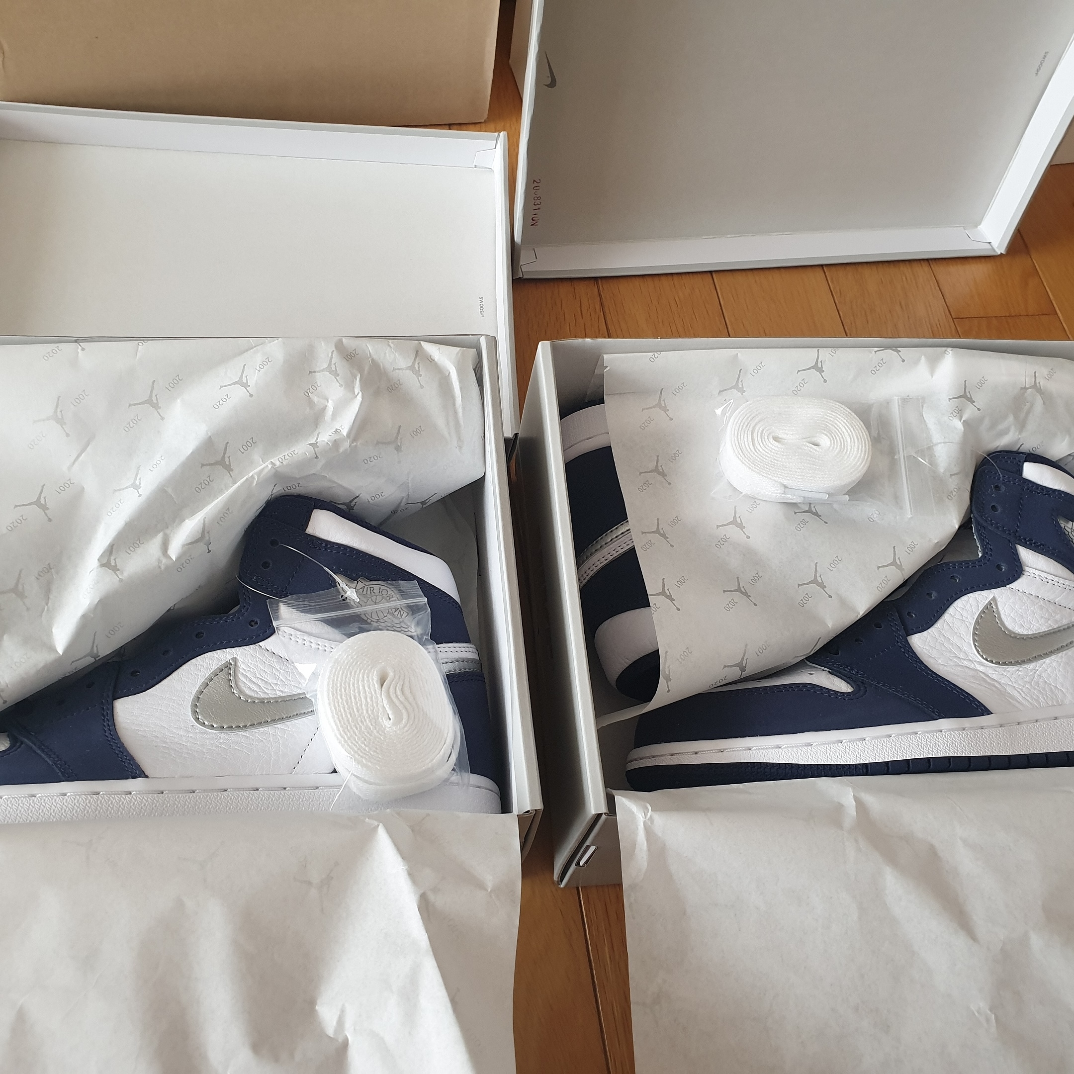 Jordan 1 Retro High OG CO.JP Midnight Navy 착용 스타일 - 1