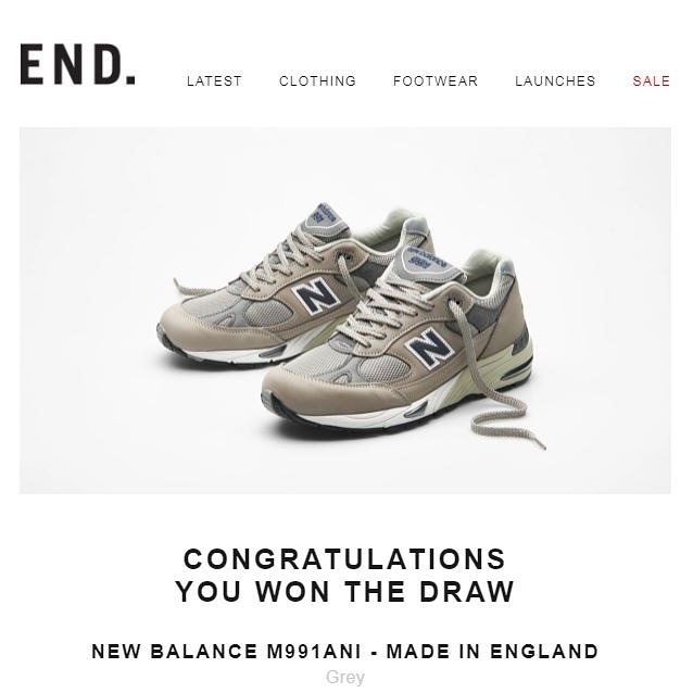 New Balance 991 Made in UK 20th Anniversary Grey 착용 스타일