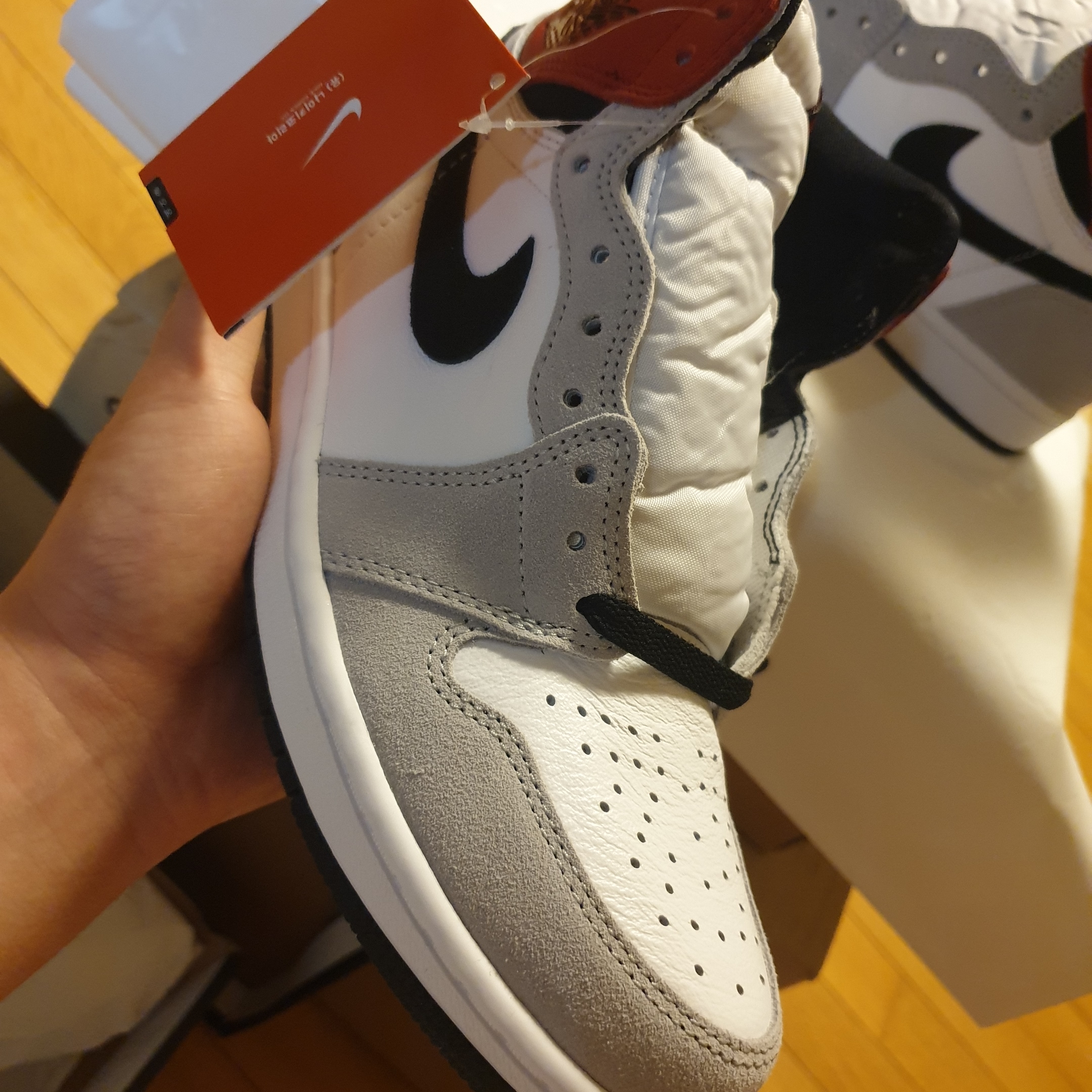 Jordan 1 Retro High OG Light Smoke Grey 착용 스타일 - 2