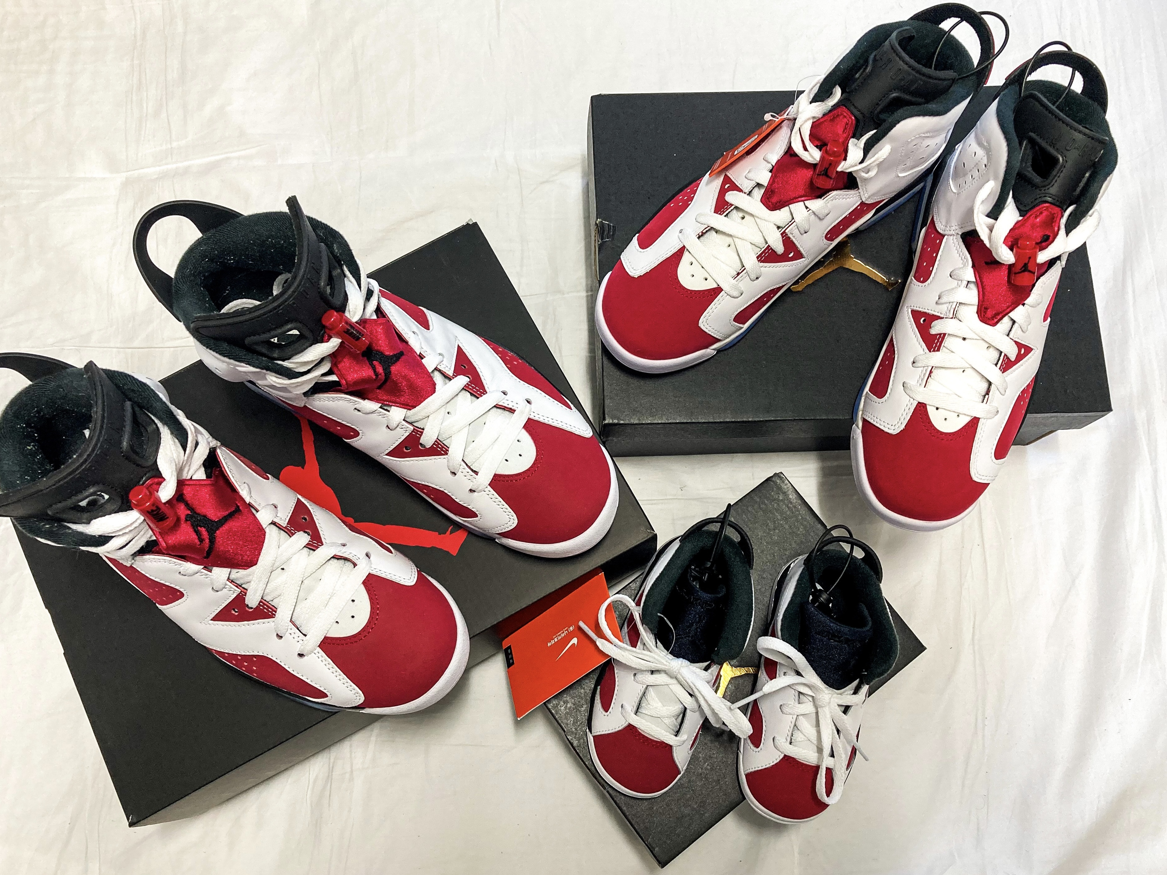 Jordan 6 Retro Carmine 2021, (GS) Jordan 6 Retro Carmine 2021 착용 스타일