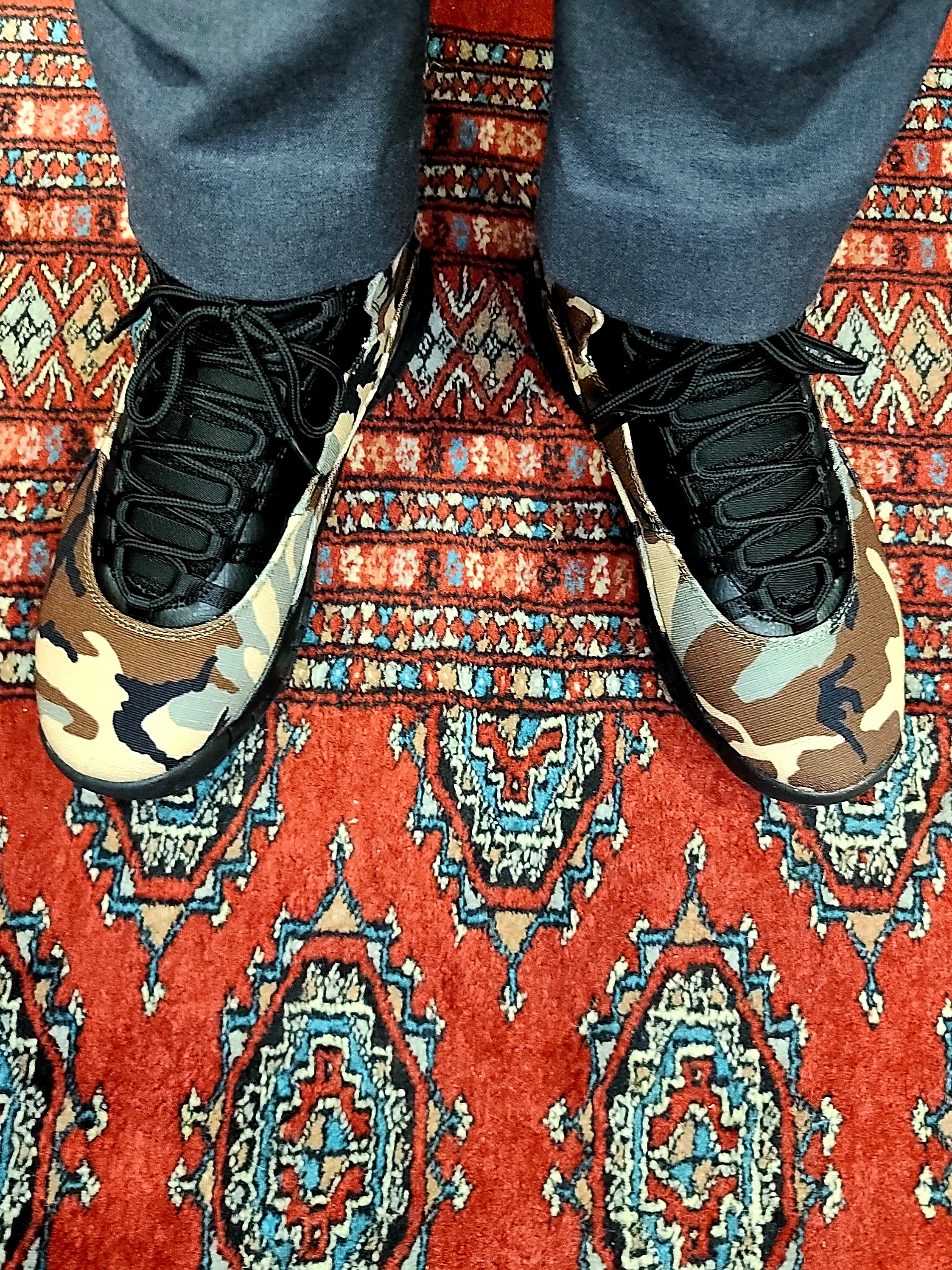 Jordan 10 Retro Woodland Camo 착용 스타일 - 3