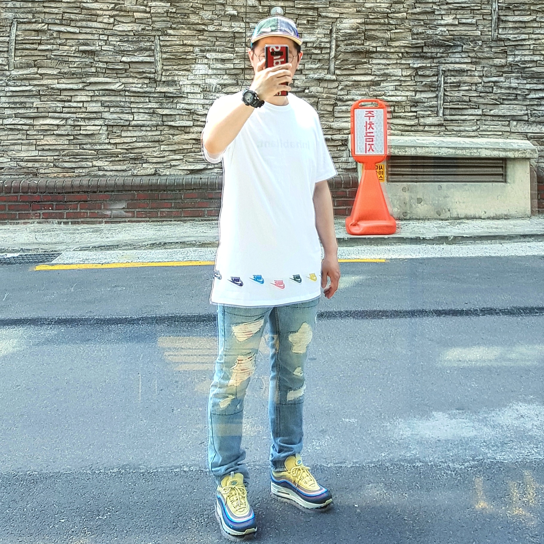 Nike x Sean Wotherspoon Air Max 1/97 착용 스타일
