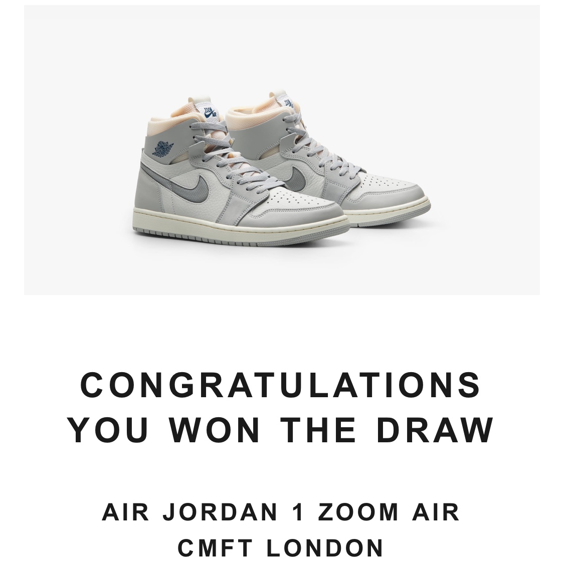 Jordan 1 Zoom Air CMFT London 착용 스타일