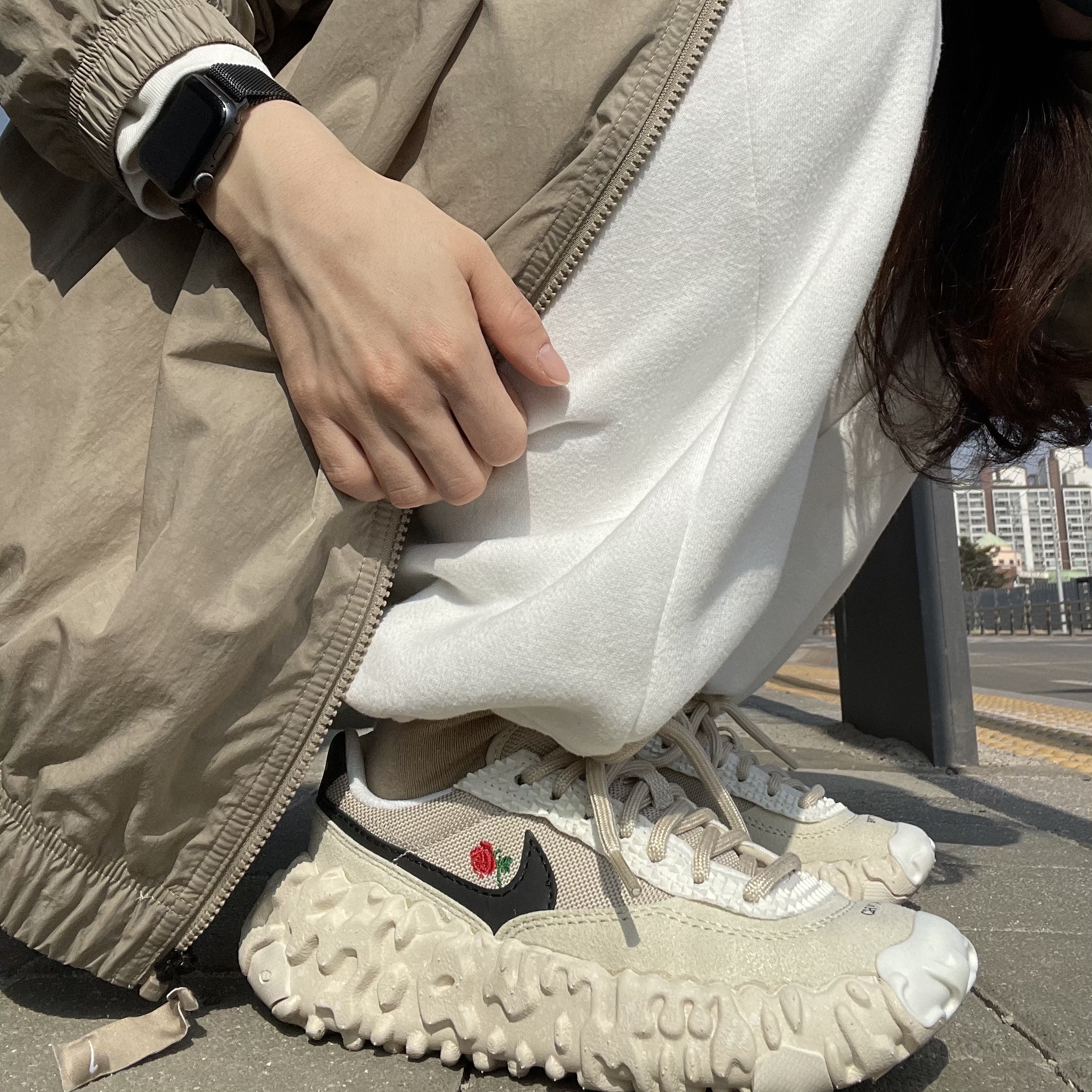 Nike x Undercover Overbreak SP Overcast 착용 스타일