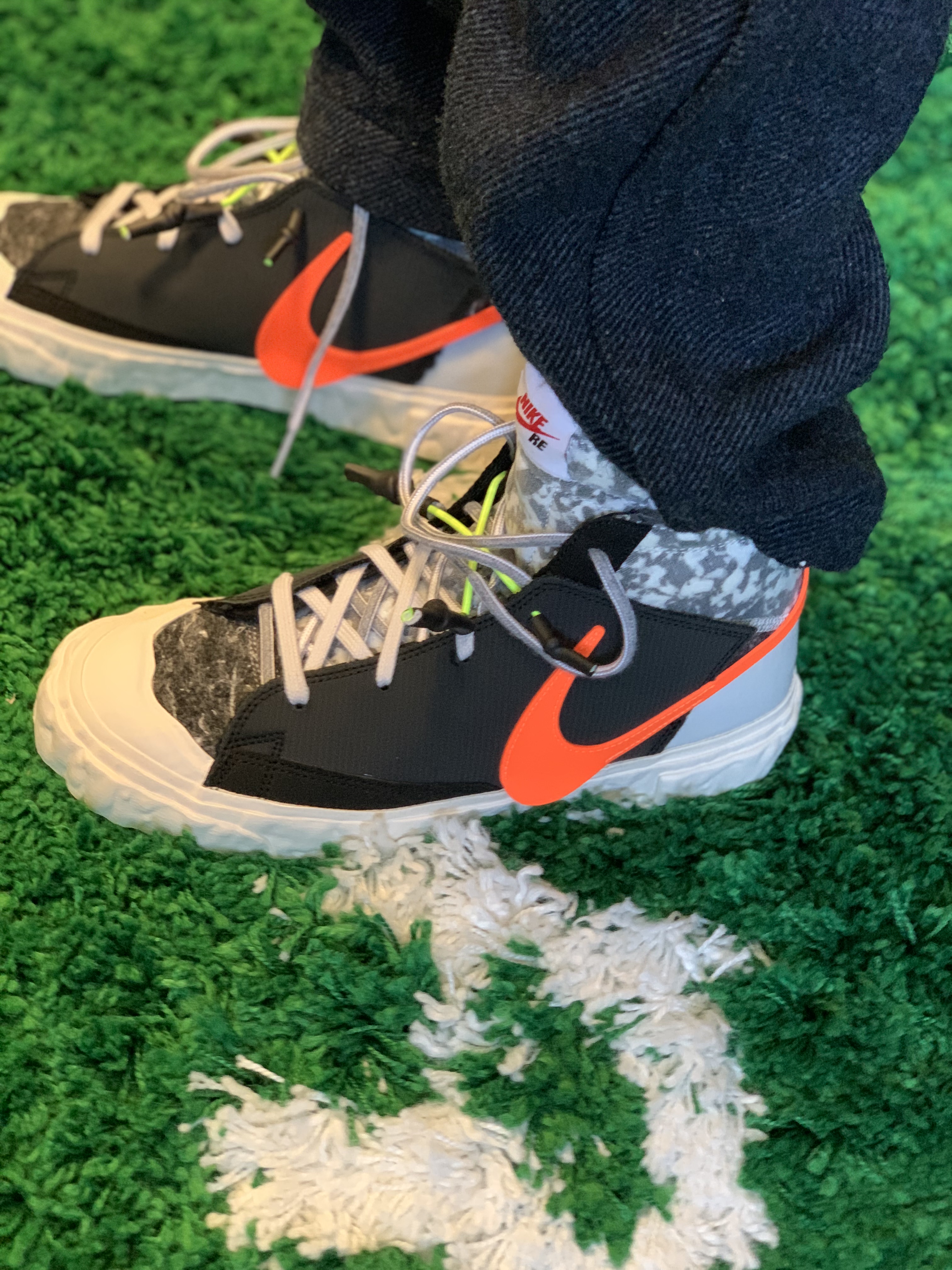 Nike x Readymade Blazer Mid Black 착용 스타일