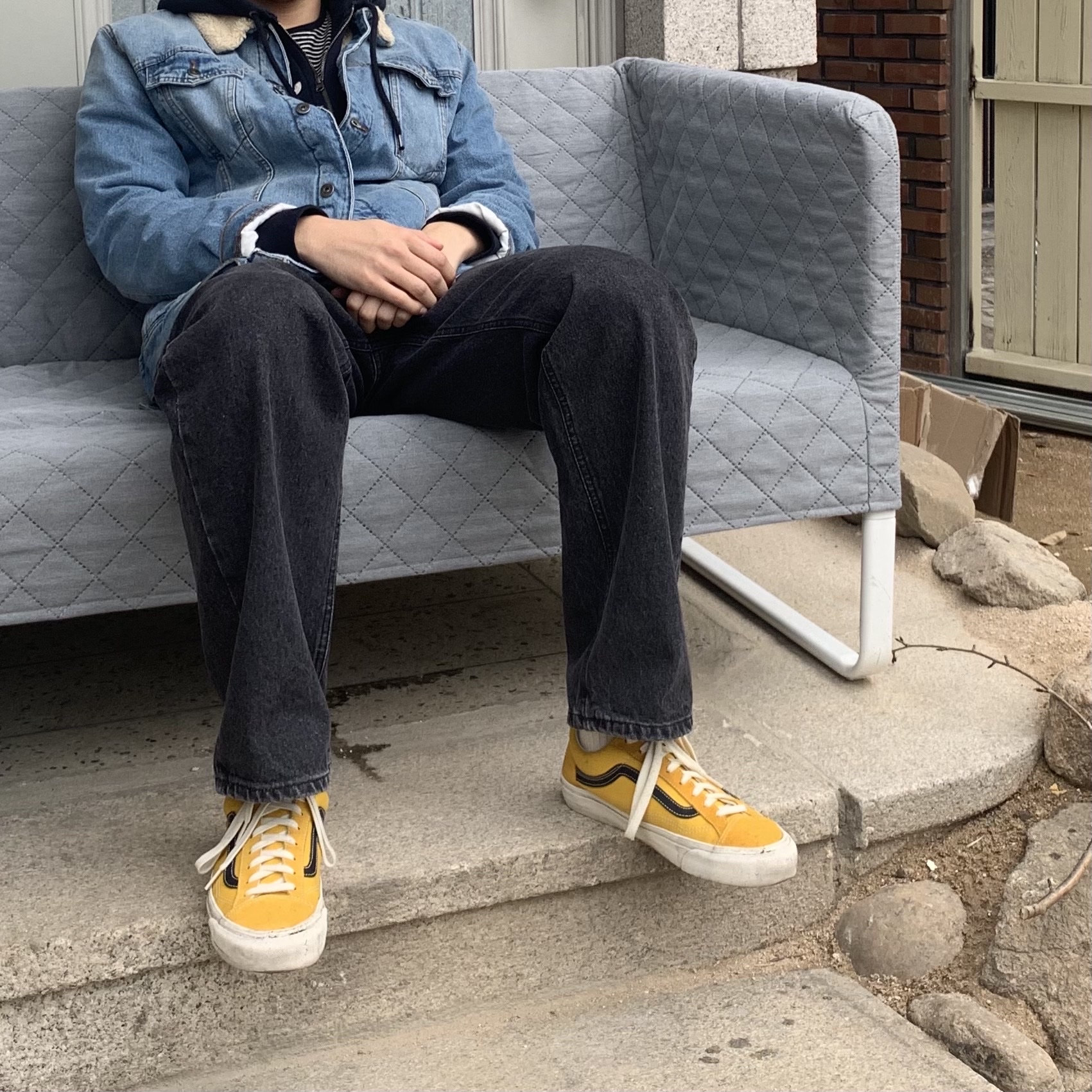 Vans Vault OG Style 36 LX Old Gold 착용 스타일