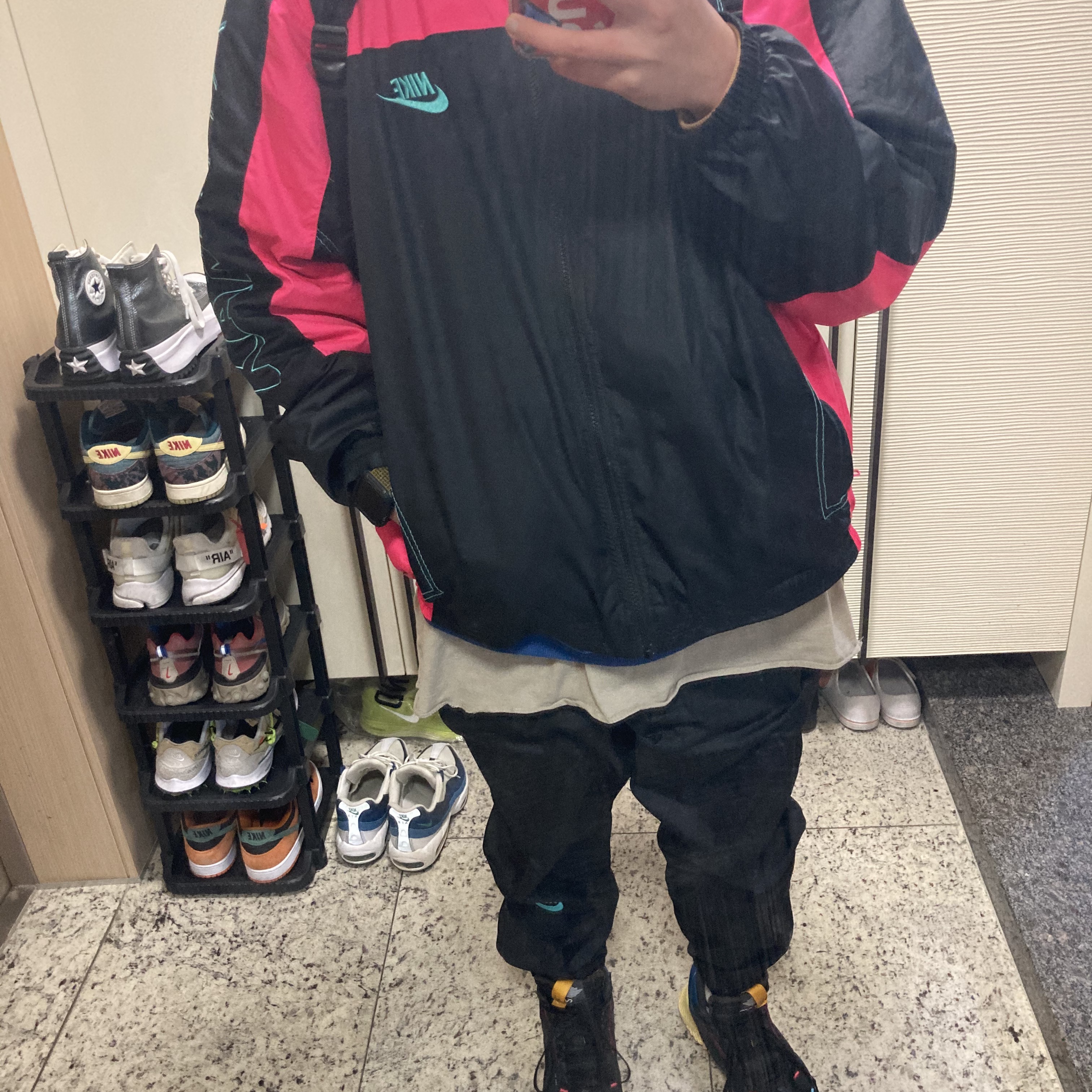 Jordan x Union Delta Mid Off Noir 착용 스타일