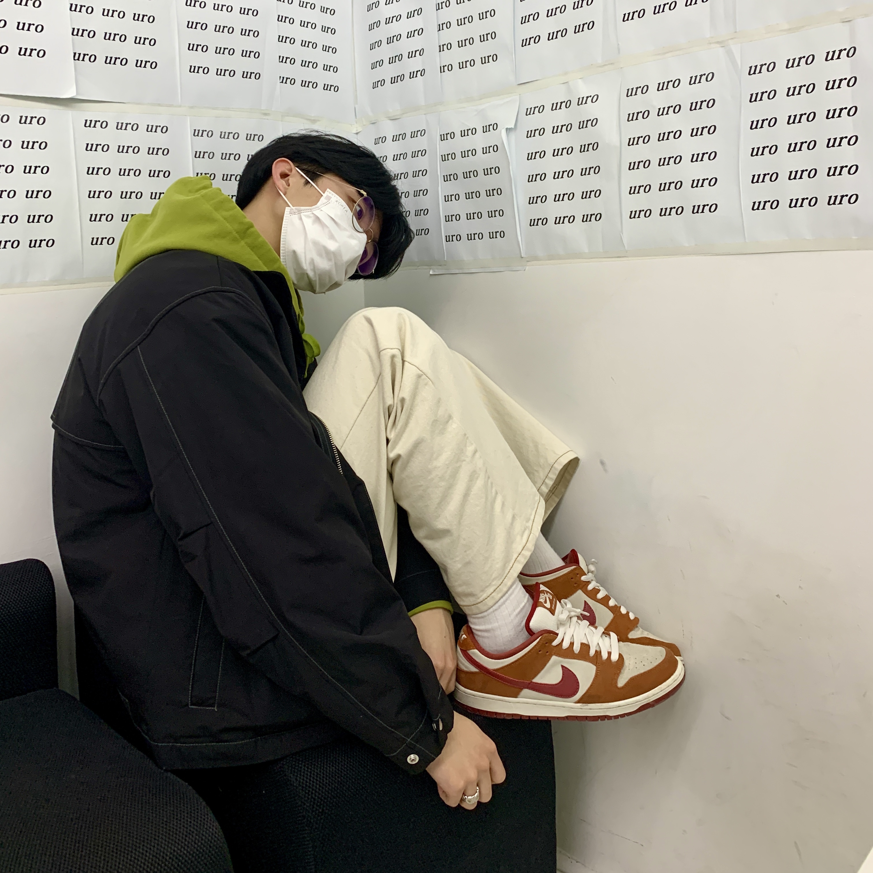 Nike SB Dunk Low Pro Dark Russet 착용 스타일