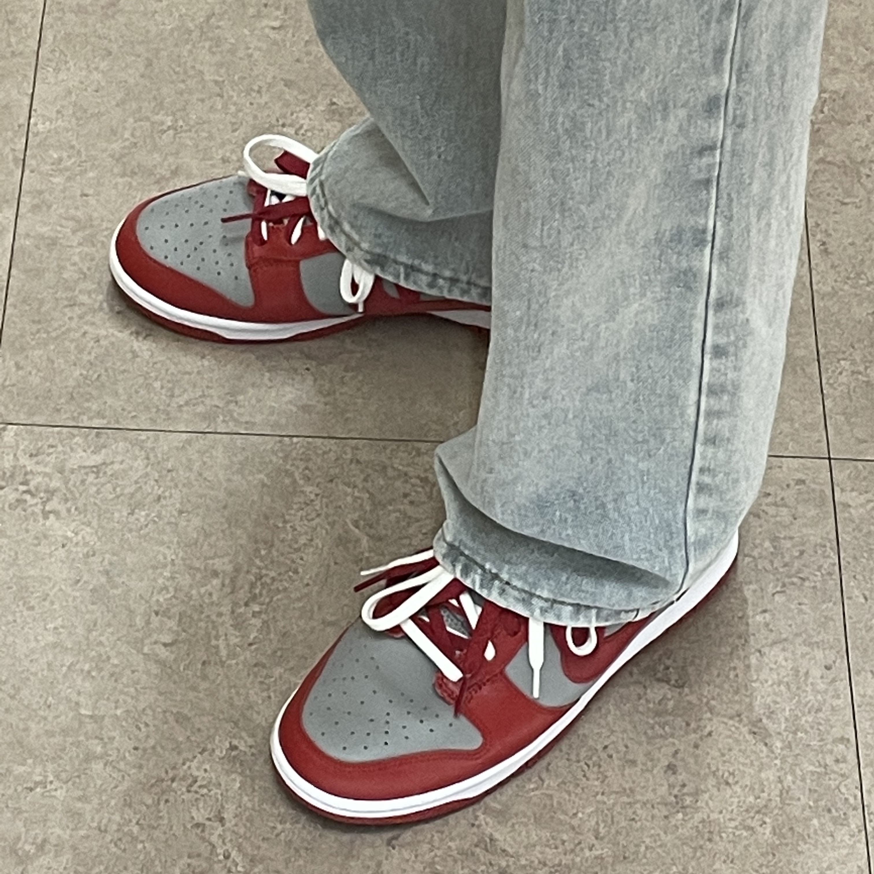 Nike Dunk Low Retro Medium Grey 착용 스타일