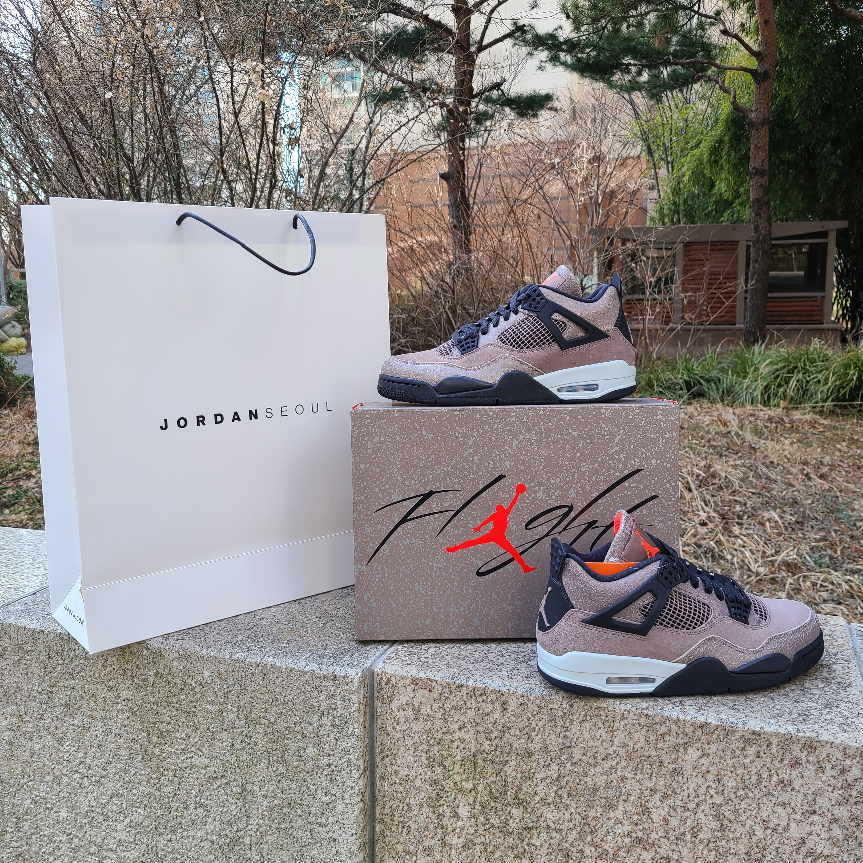 Jordan 4 Retro Taupe Haze 착용 스타일