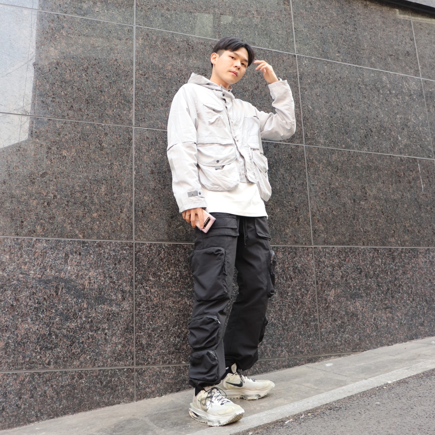 Nike x Matthew M Williams Zoom 004 Stone 착용 스타일