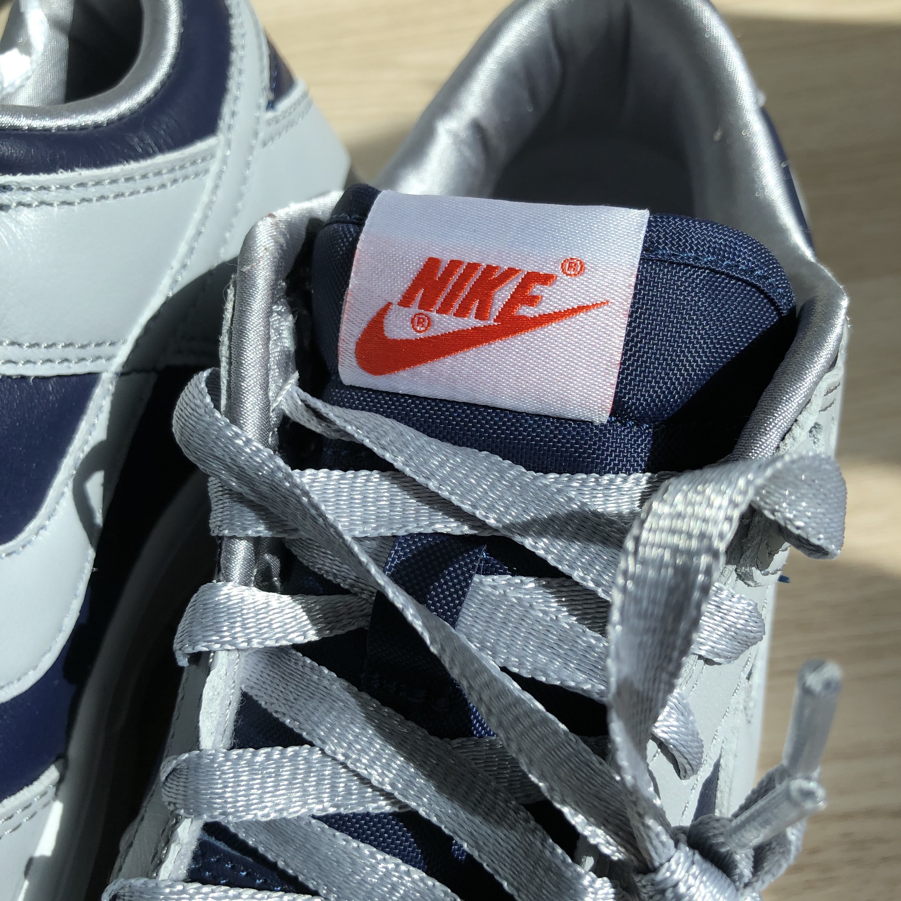 (W) Nike Dunk Low SP College Navy 착용 스타일 - 2