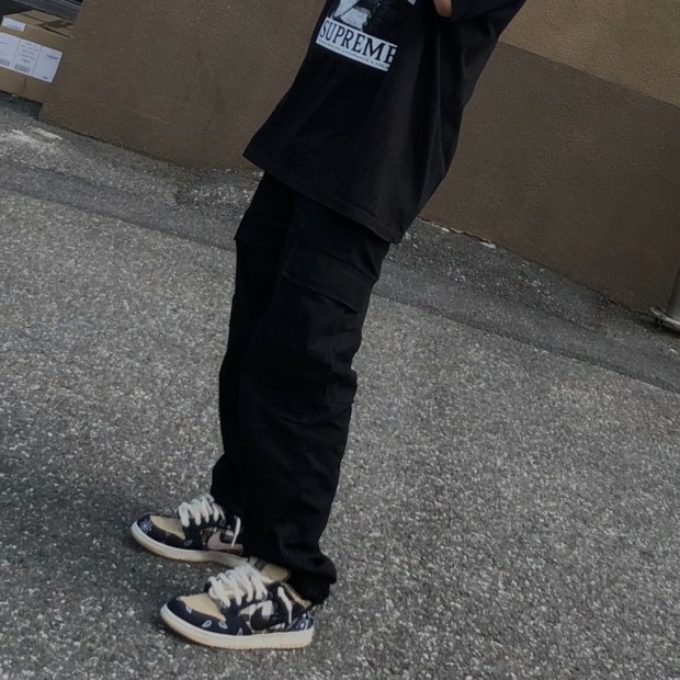 Nike x Travis Scott SB Dunk Low 착용 스타일