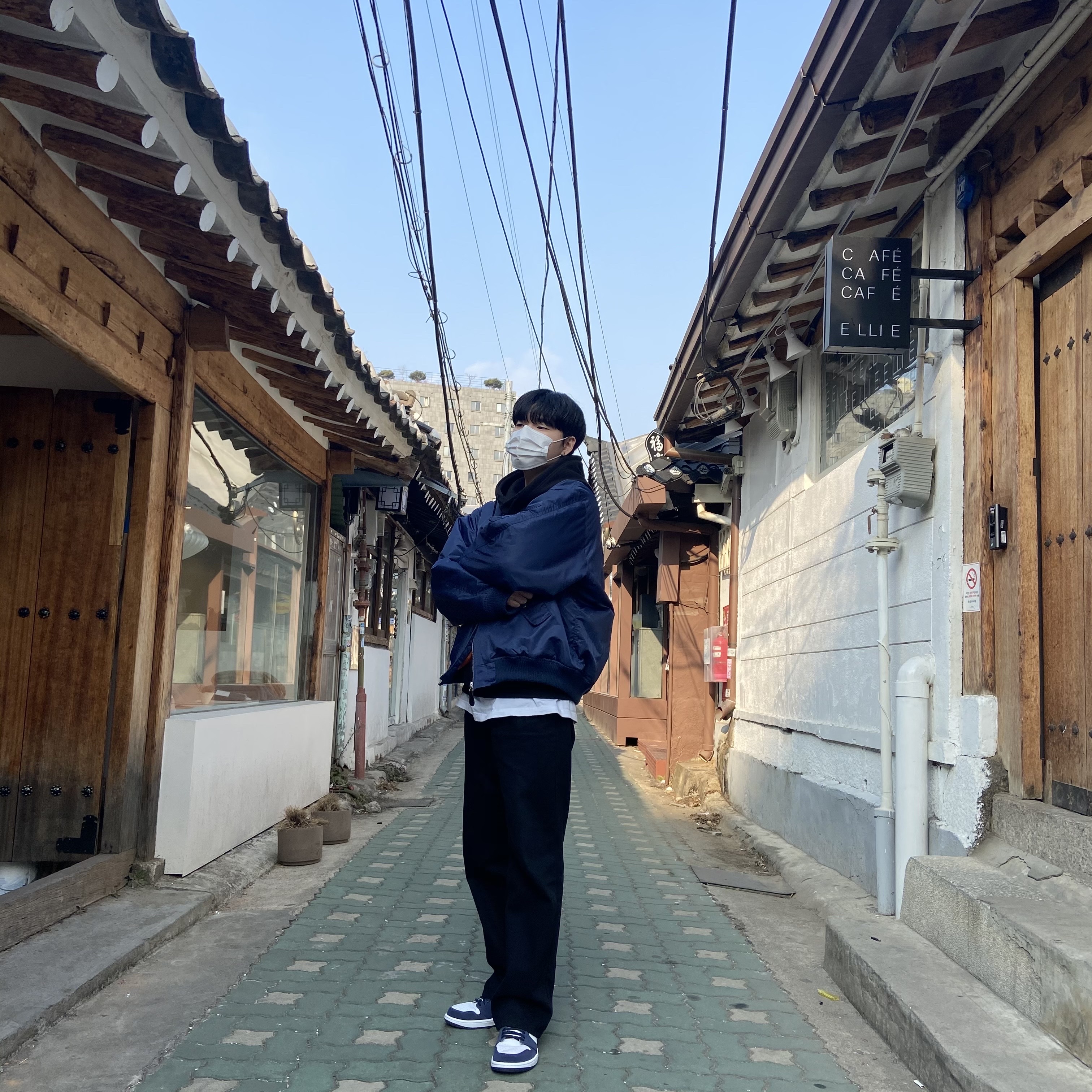 Jordan 1 Retro High OG CO.JP Midnight Navy 착용 스타일