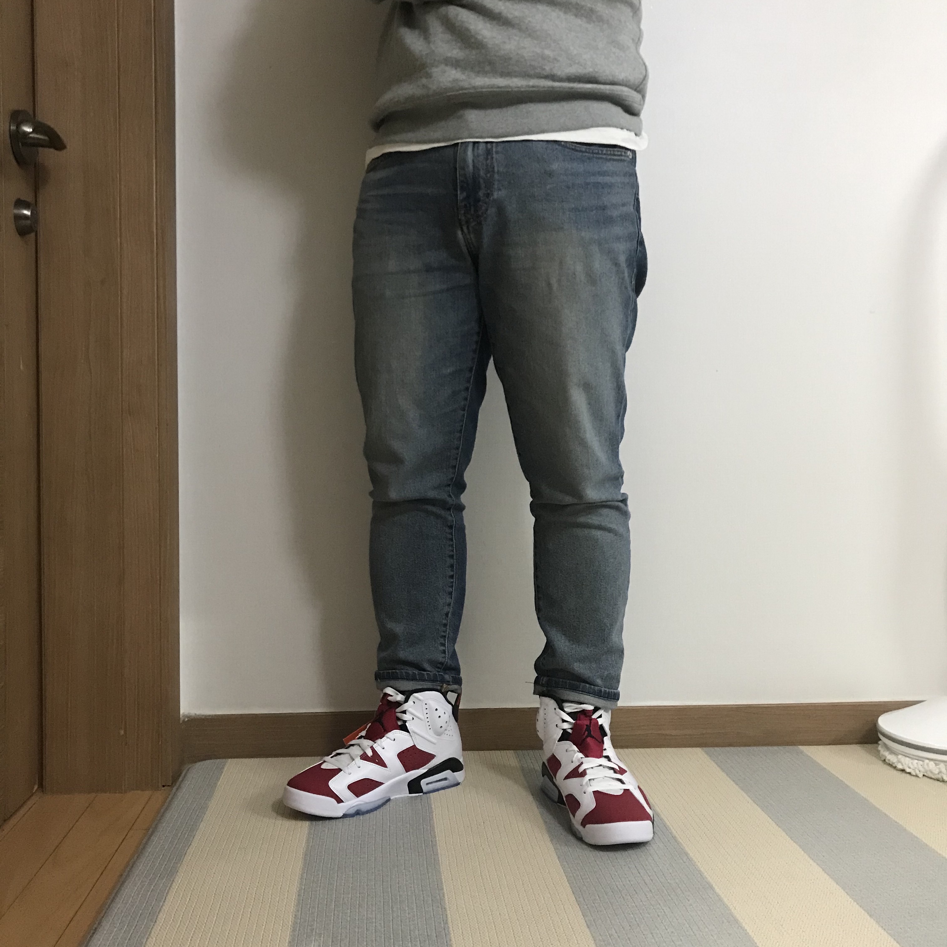 Jordan 6 Retro Carmine 2021 착용 스타일