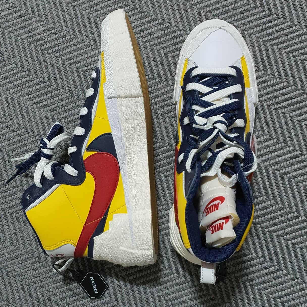 Nike x Sacai Blazer Mid Snow Beach 착용 스타일 - 2