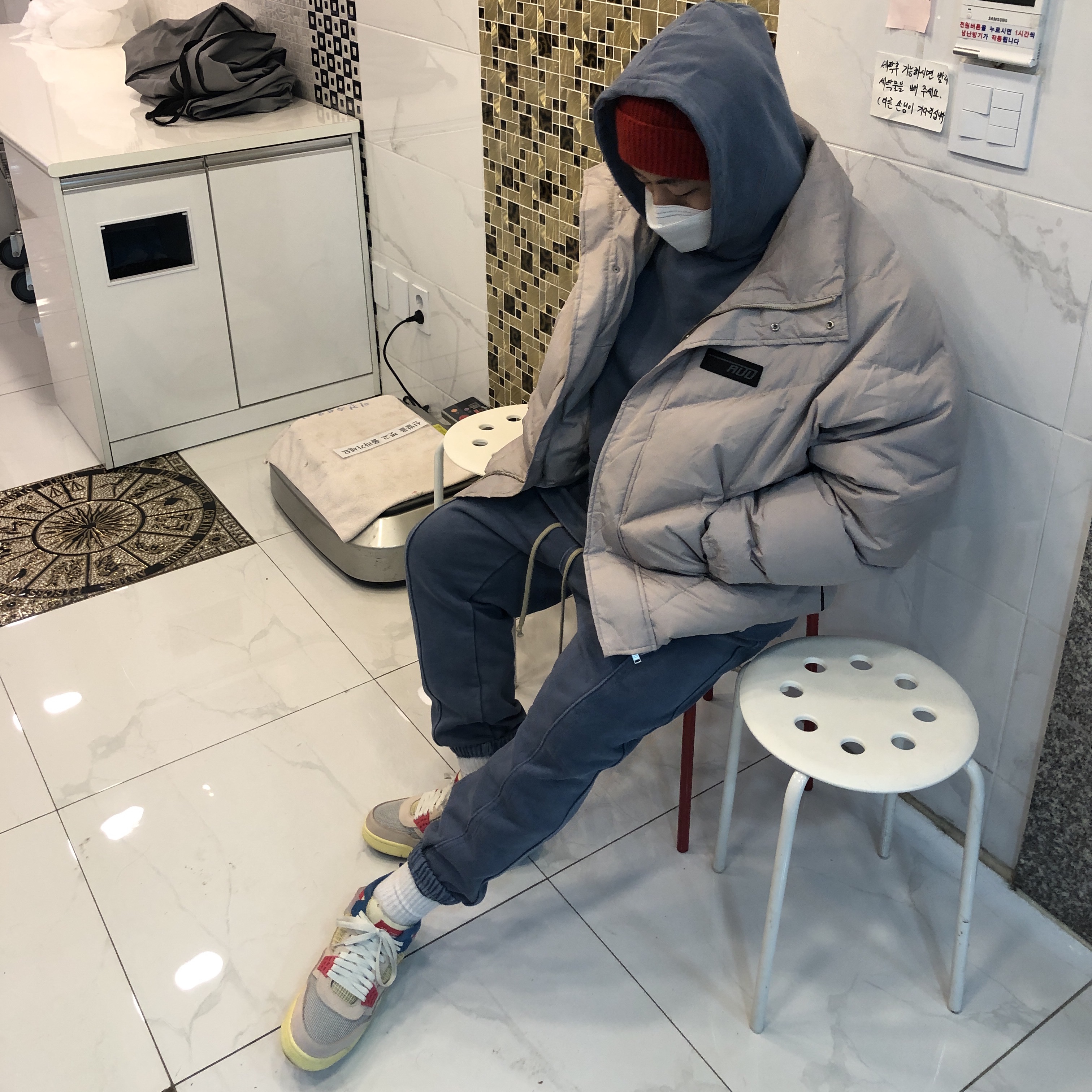 Jordan 4 x Union Retro Guava Ice 착용 스타일
