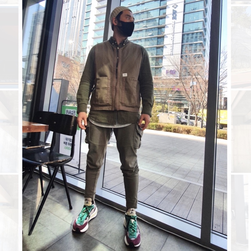 Nike x Sacai VaporWaffle String & Black Villain Red 착용 스타일 - 2