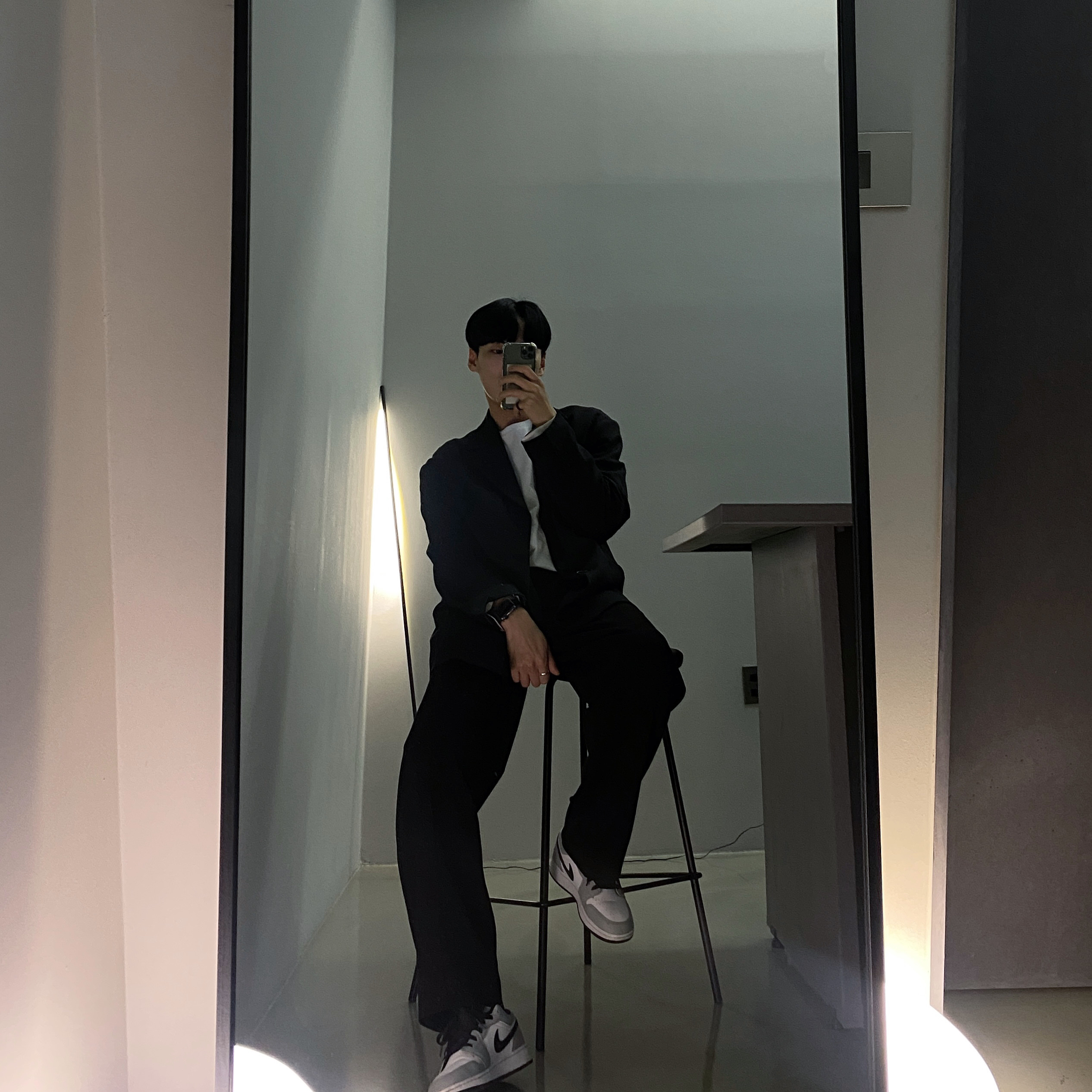 (GS) Jordan 1 Low Light Smoke Grey 착용 스타일