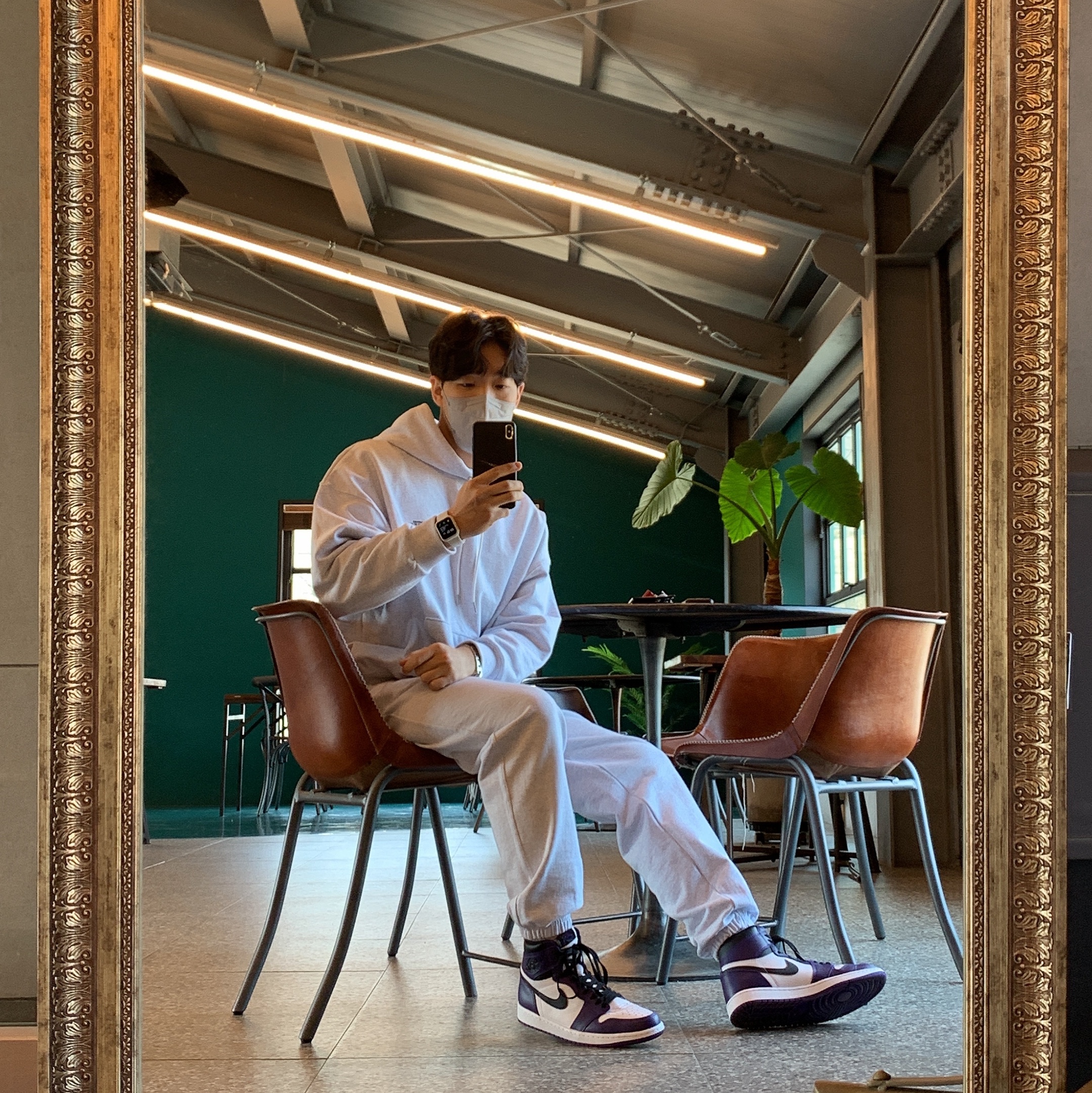 Jordan 1 Retro High OG Court Purple 2020 착용 스타일