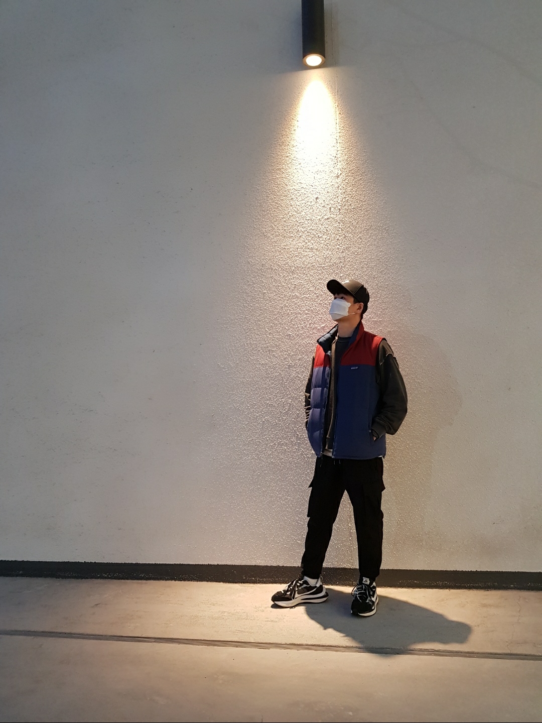 Nike x Sacai VaporWaffle Black White 착용 스타일