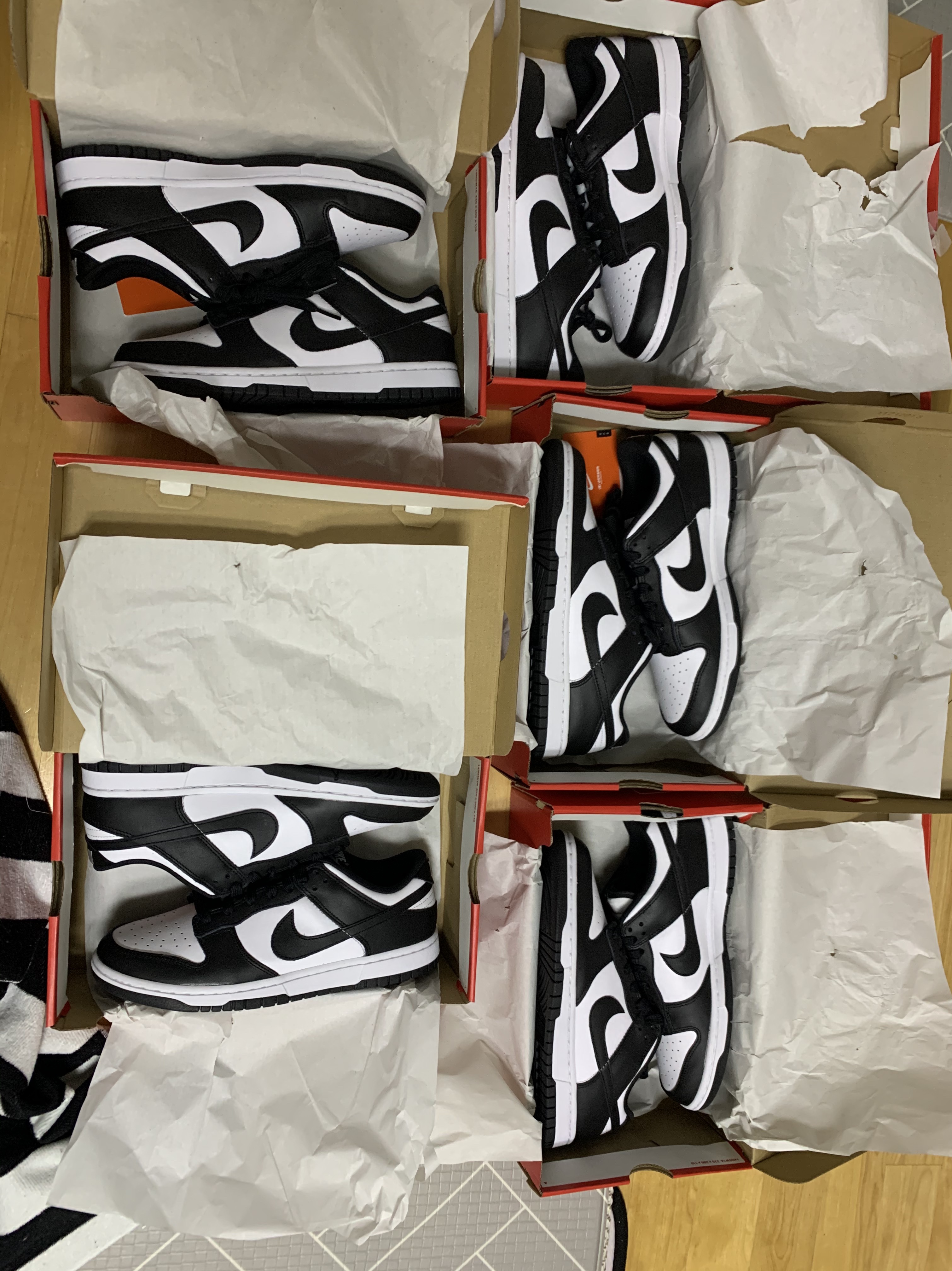 Nike Dunk Low Retro Black 착용 스타일