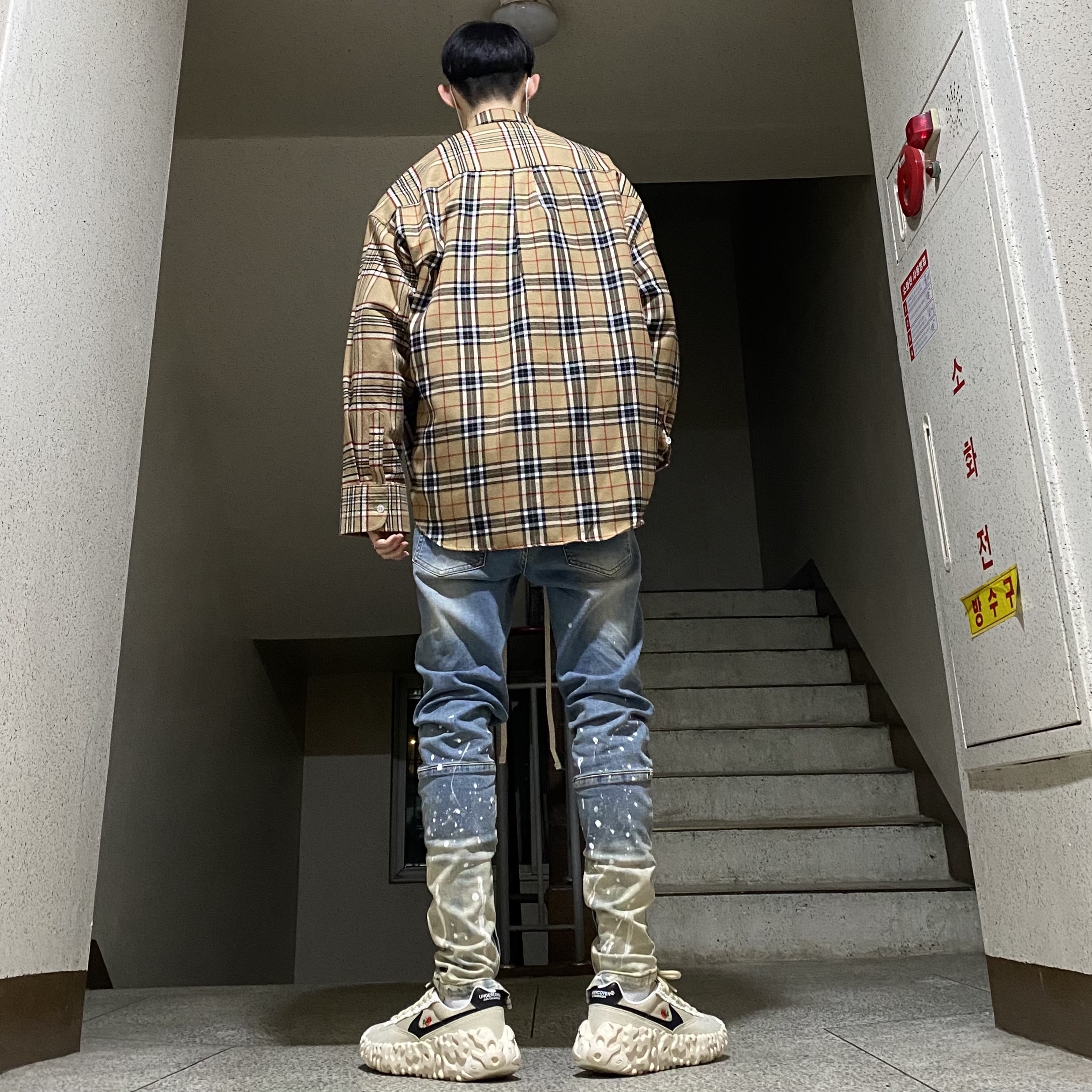 Nike x Undercover Overbreak SP Overcast 착용 스타일 - 3