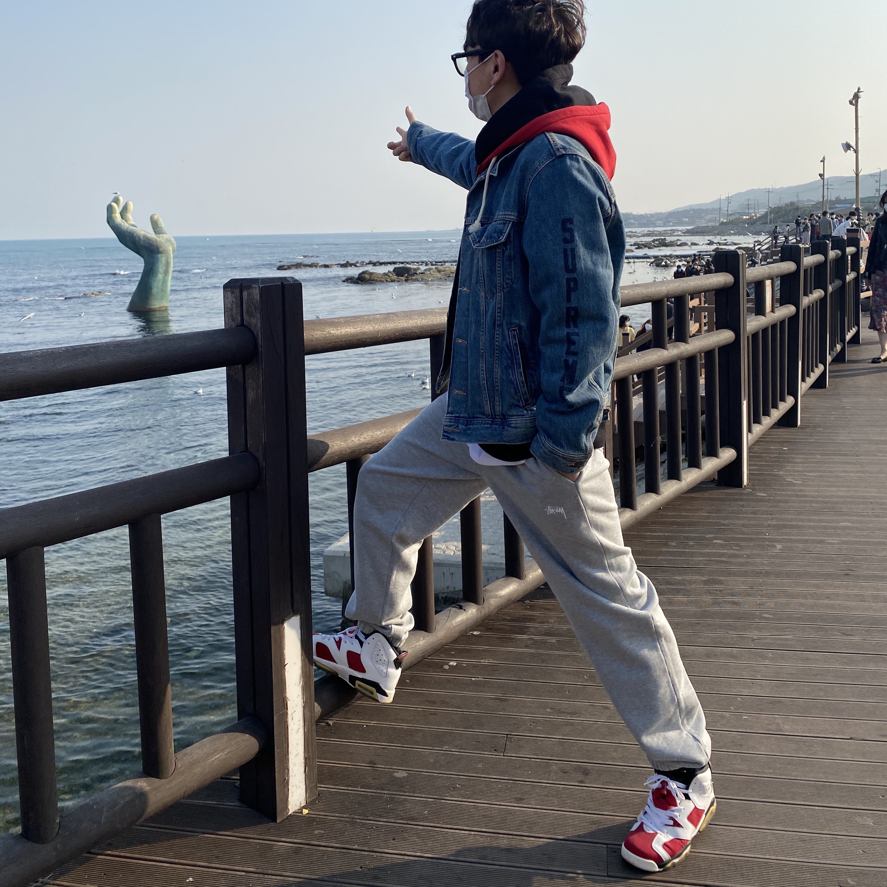 Jordan 6 Retro Carmine 2014 착용 스타일
