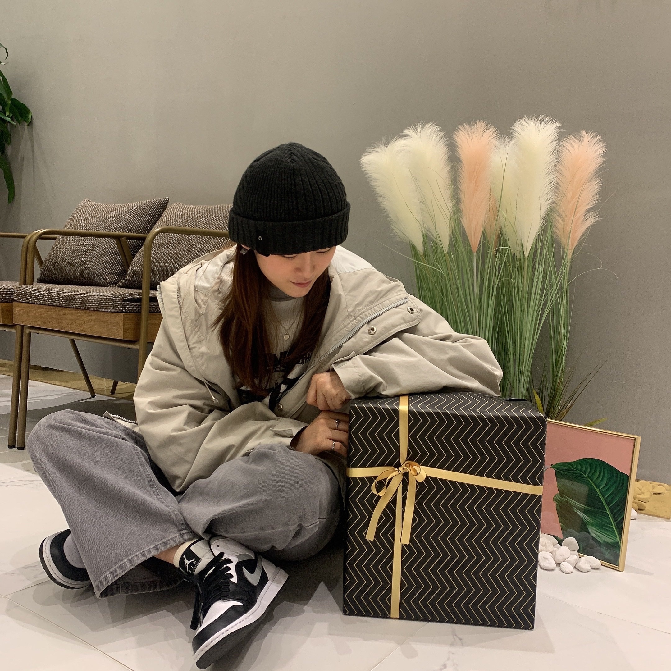 Jordan 1 Mid White Shadow 착용 스타일