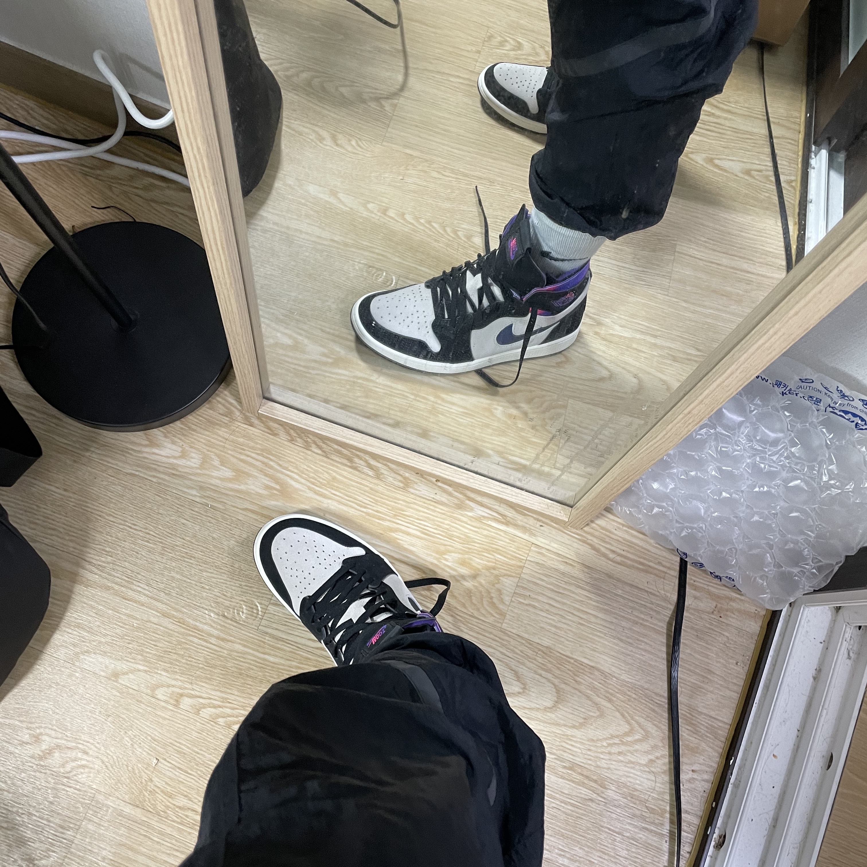 Jordan 1 x Paris Saint-Germain Zoom Air CMFT 착용 스타일