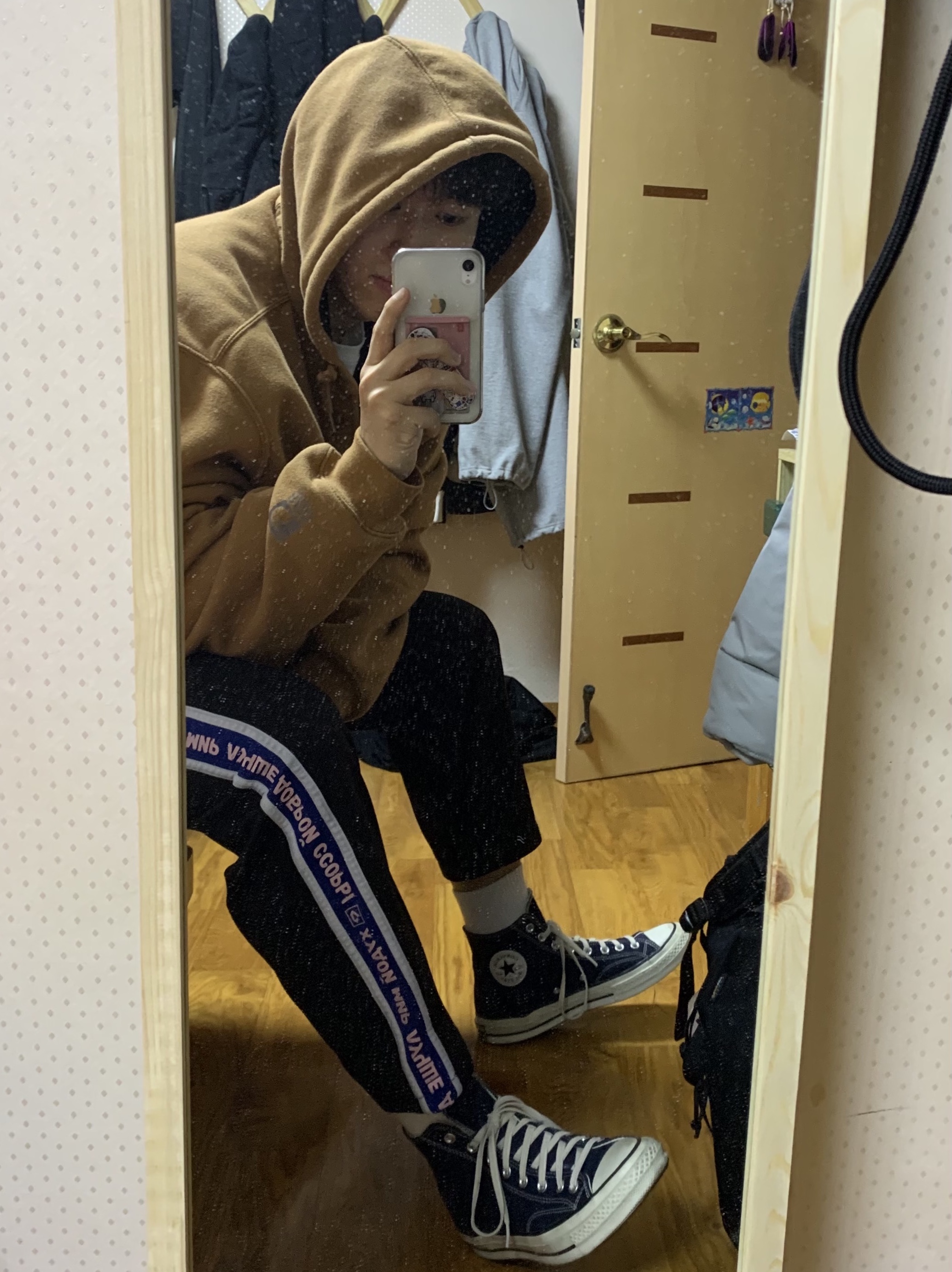 Converse Chuck 70 Hi Black 착용 스타일