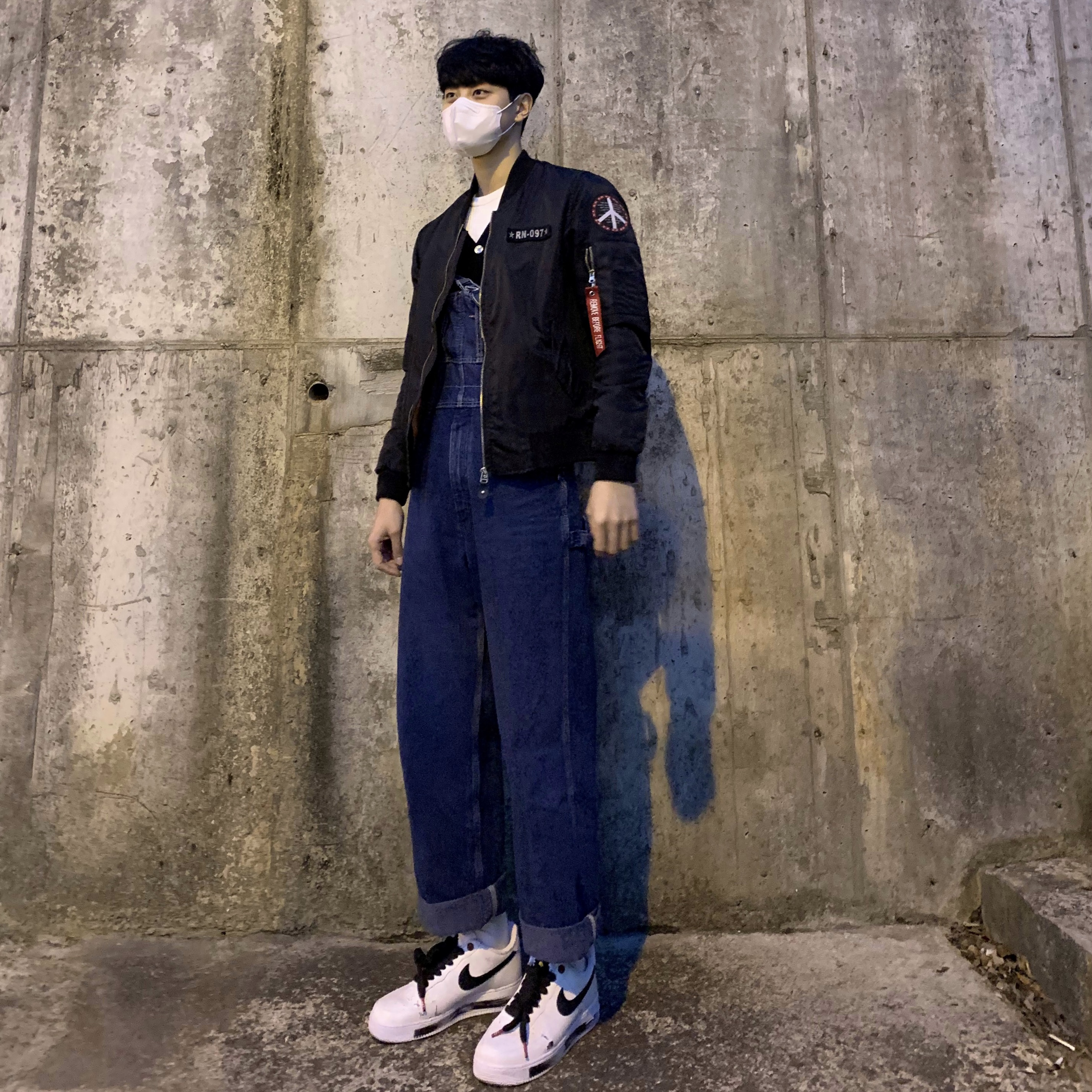 Nike x Peaceminusone Air Force 1 Low Para-Noise 2.0 착용 스타일