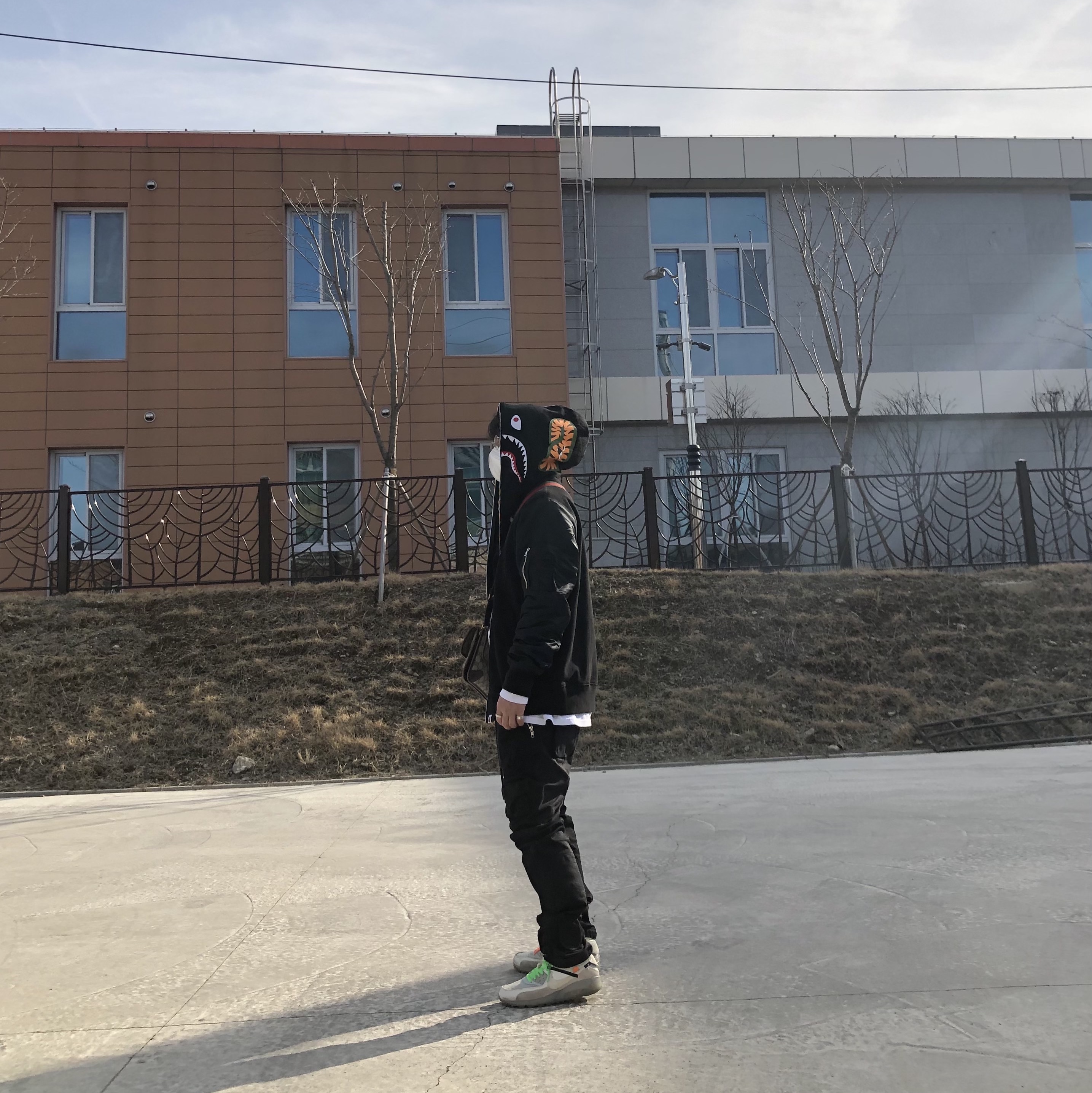 Nike x Off-White Air Max 90 The Ten, Stussy x Rick Owens 40 WT T-Shirt 착용 스타일 - 2