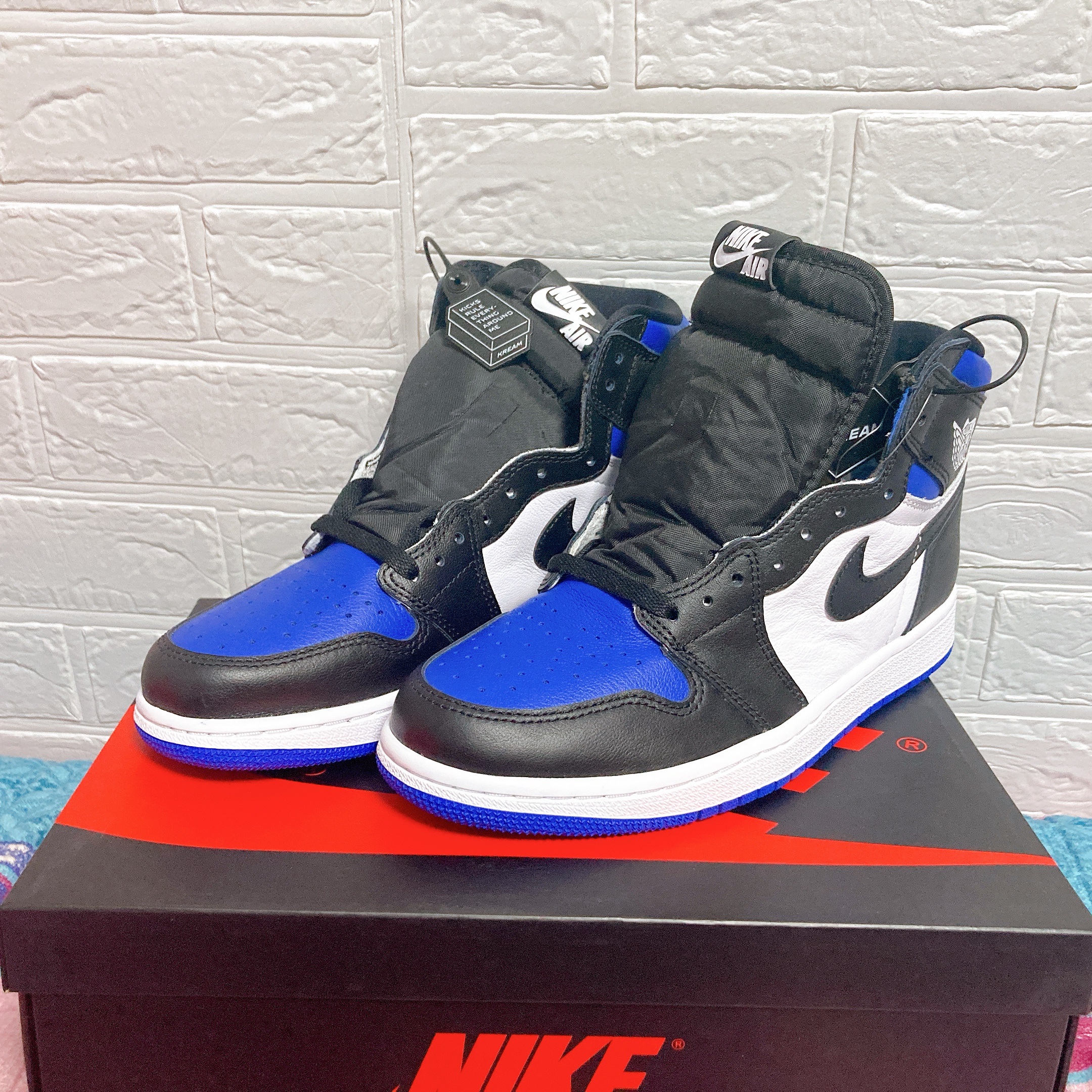Jordan 1 Retro High OG Royal Toe 착용 스타일 - 2