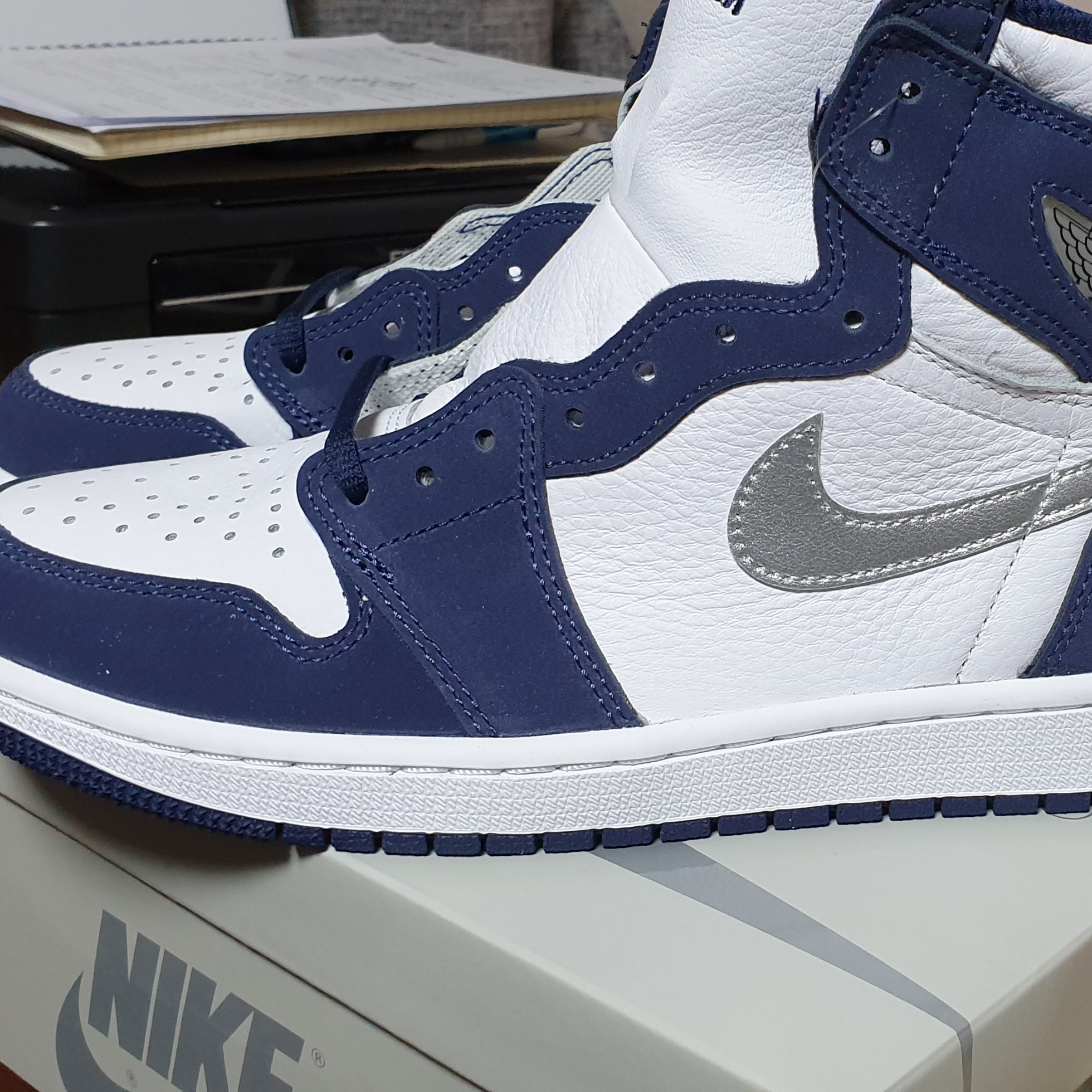 Jordan 1 Retro High OG CO.JP Midnight Navy 착용 스타일