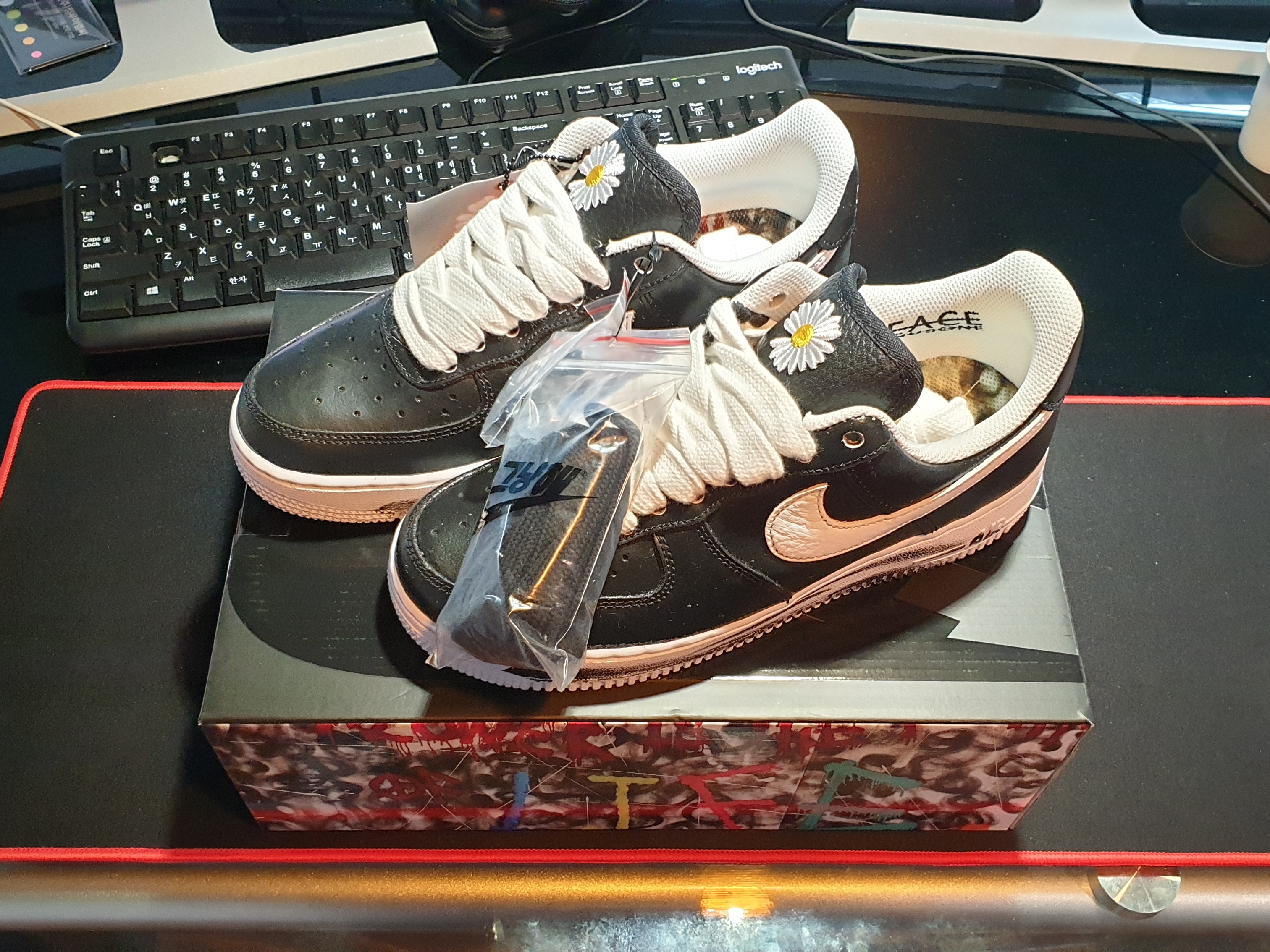 Nike x Peaceminusone Air Force 1 Low Para-Noise 착용 스타일 - 2