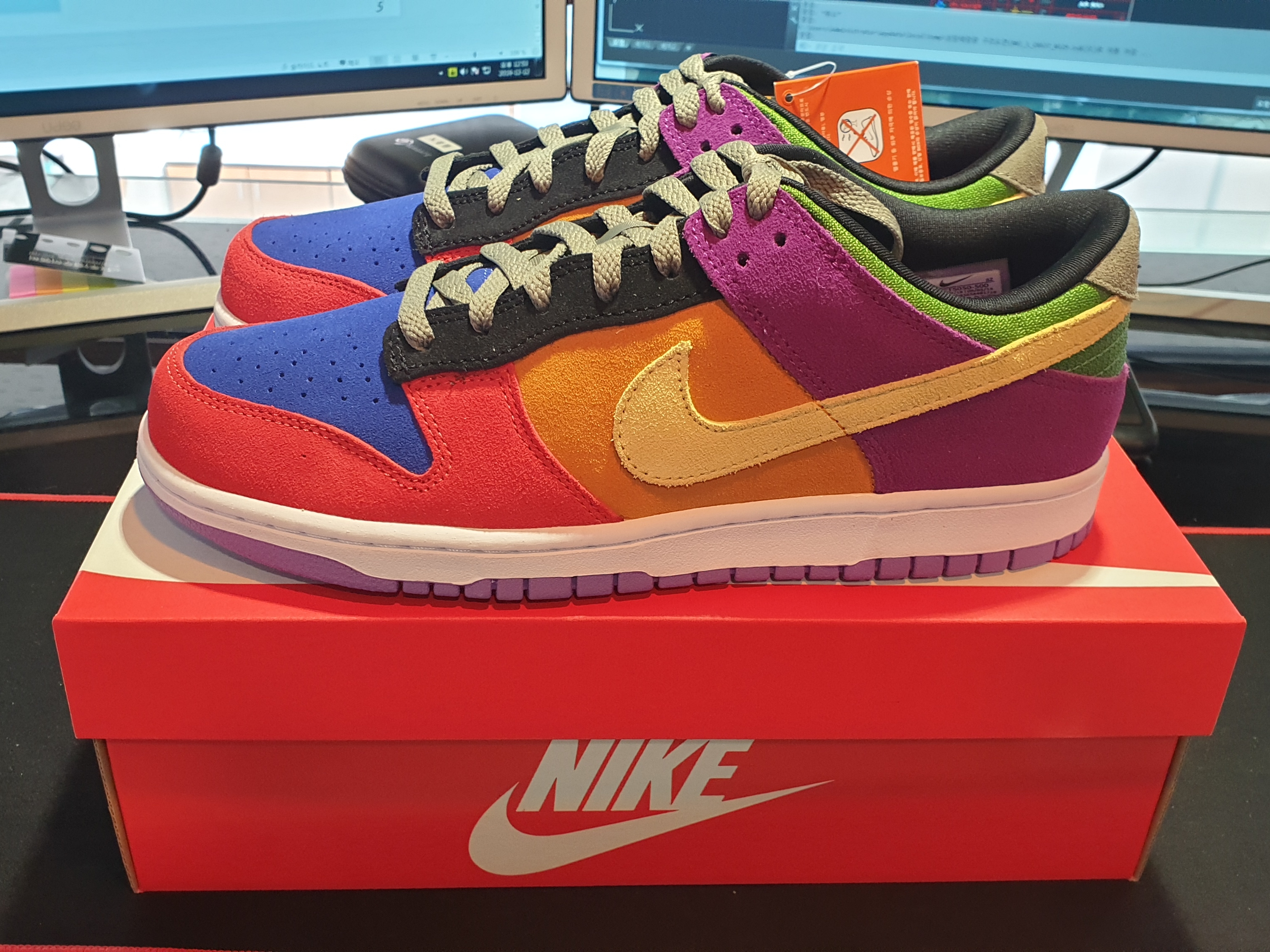 Nike Dunk Low SP Retro Viotech 2019 착용 스타일 - 1