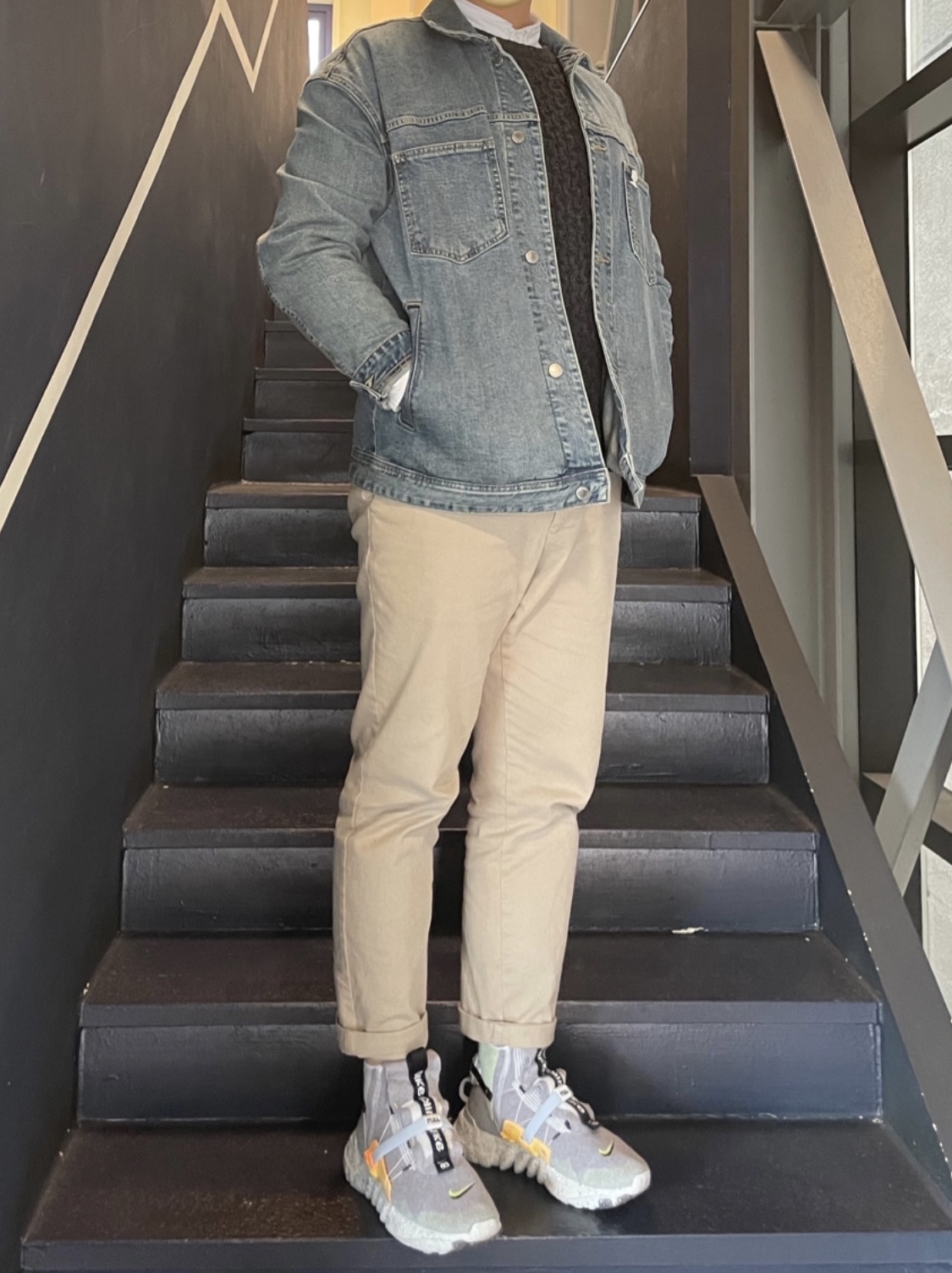 Nike Space Hippie 03 Volt 착용 스타일