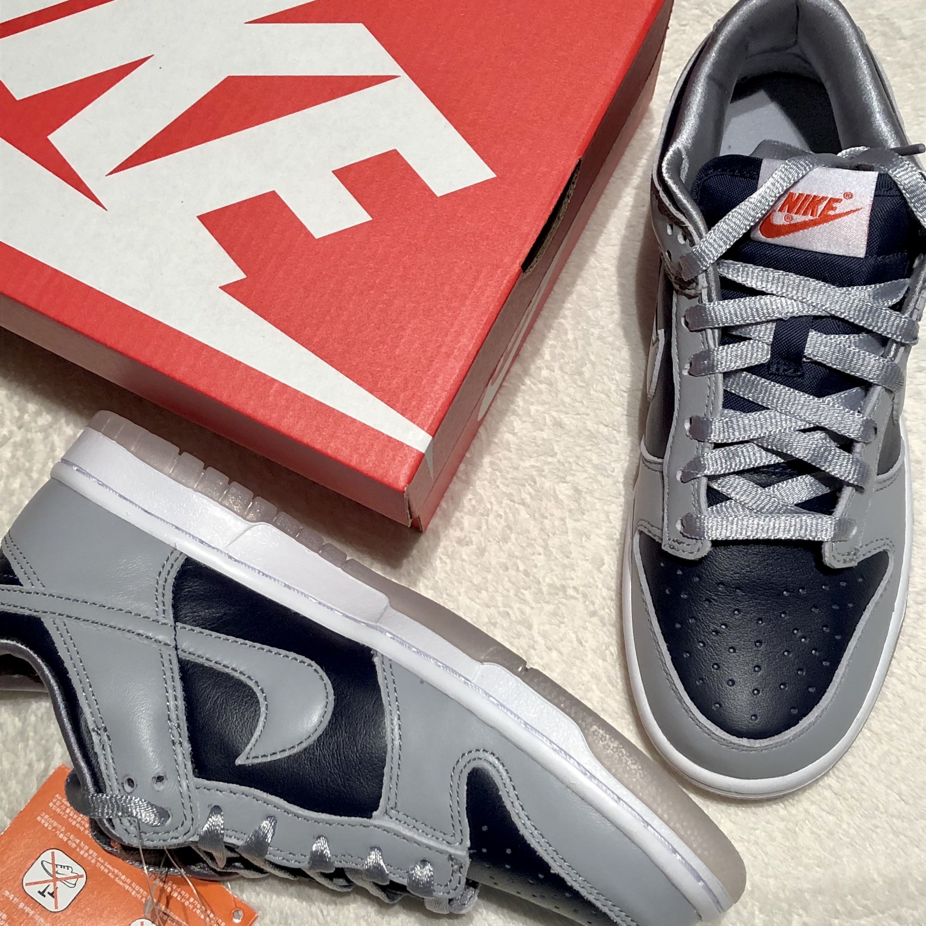 (W) Nike Dunk Low SP College Navy 착용 스타일