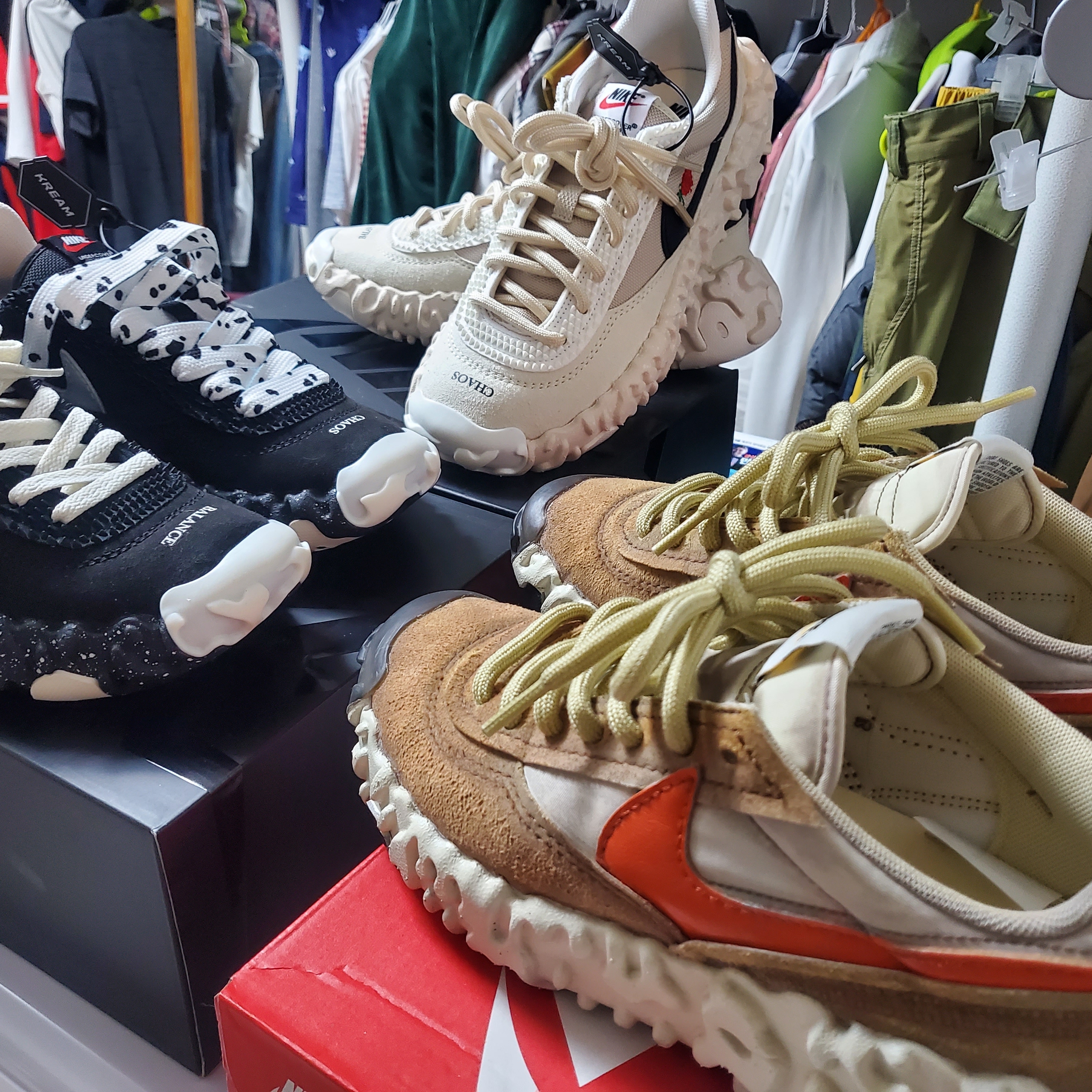 Nike x Undercover Overbreak SP Overcast, Nike x Undercover Overbreak SP Black 착용 스타일